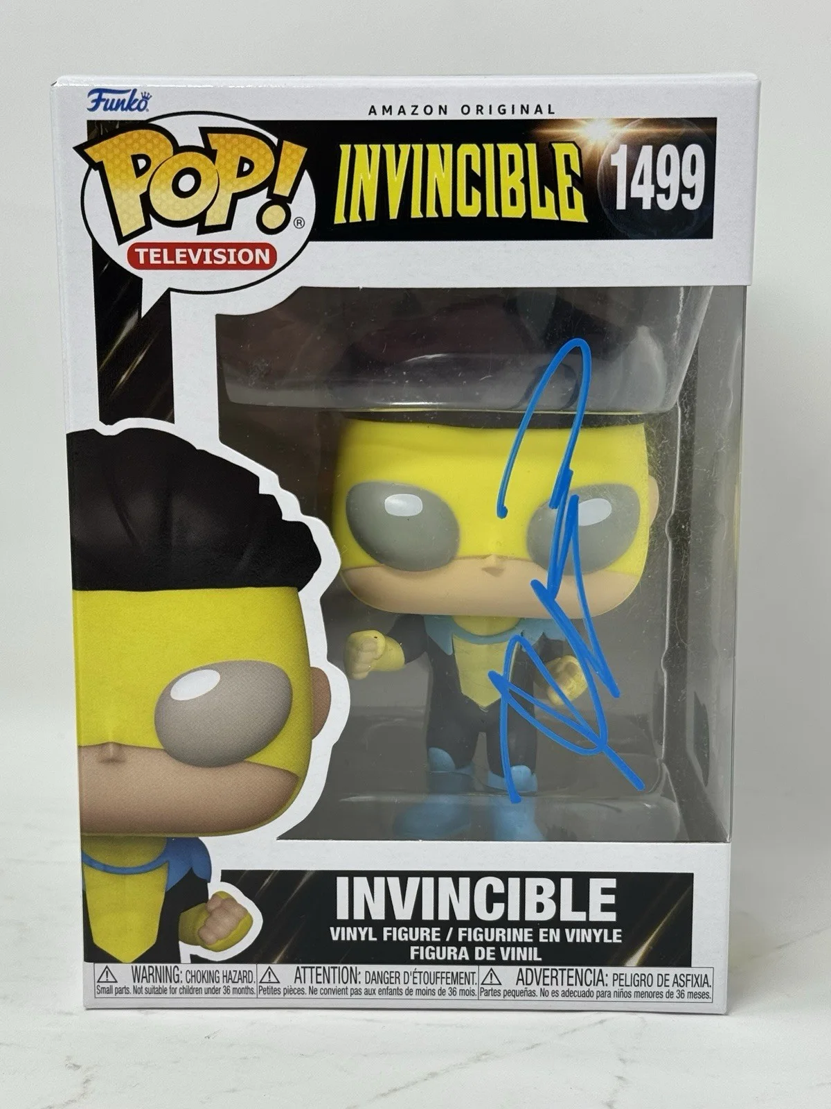 Robert Kirkman — Robert Kirkman Invincible Signed Autograph Invincible Funko Pop 1499 Beckett COA, изображение 2