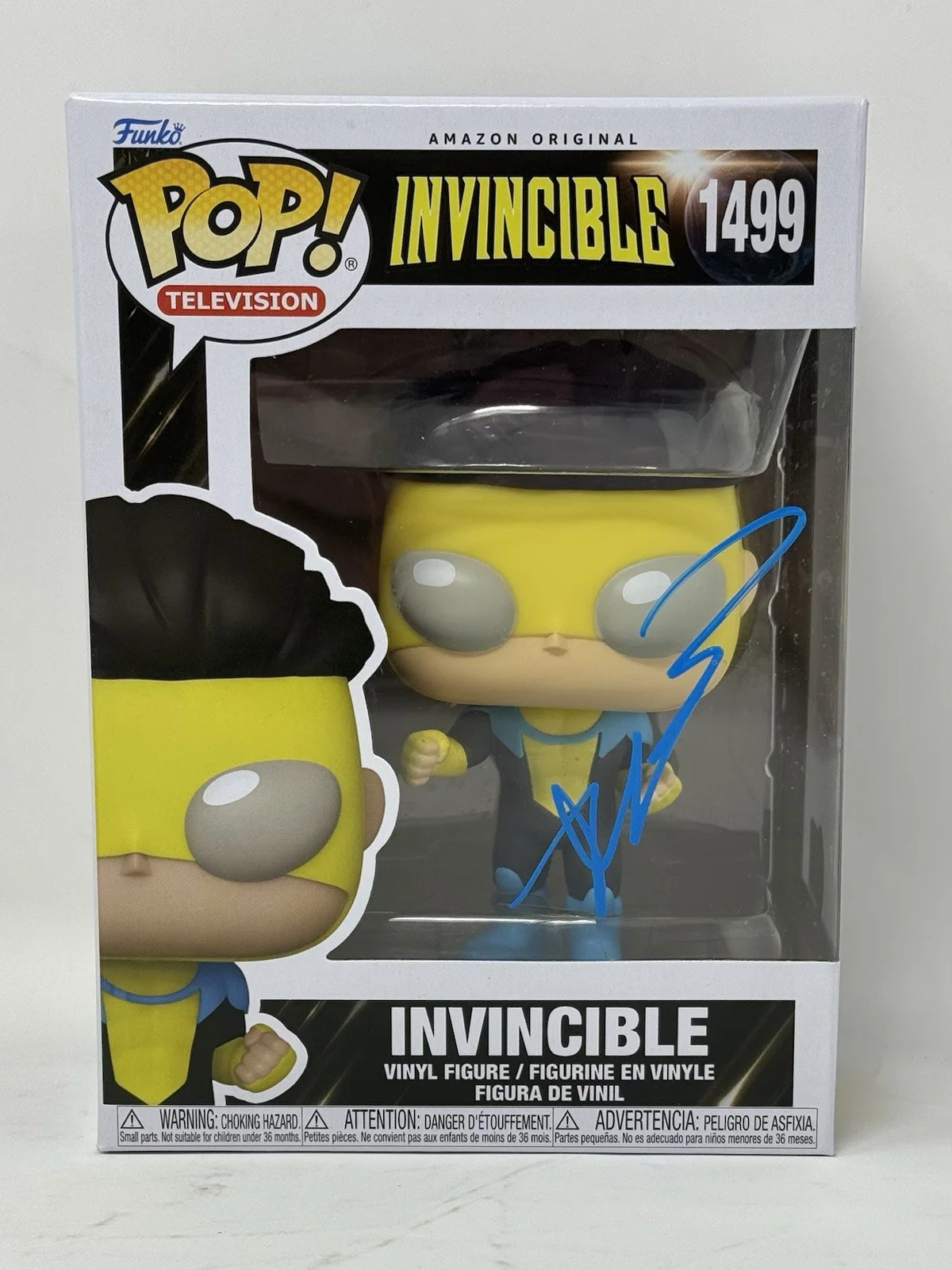 Robert Kirkman — Robert Kirkman Invincible Signed Autograph Invincible Funko Pop 1499 Beckett COA, изображение 3