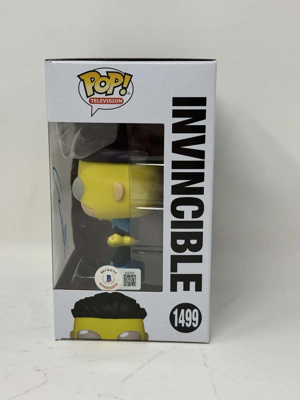 Robert Kirkman — Robert Kirkman Invincible Signed Autograph Invincible Funko Pop 1499 Beckett COA, изображение 4