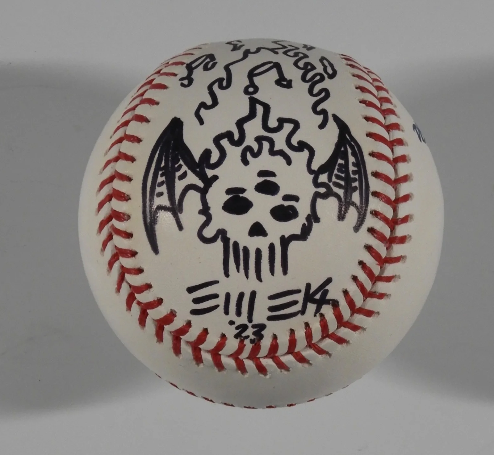Emek JSA Autograph Signed Baseball COA Official Designer Painter, image 2