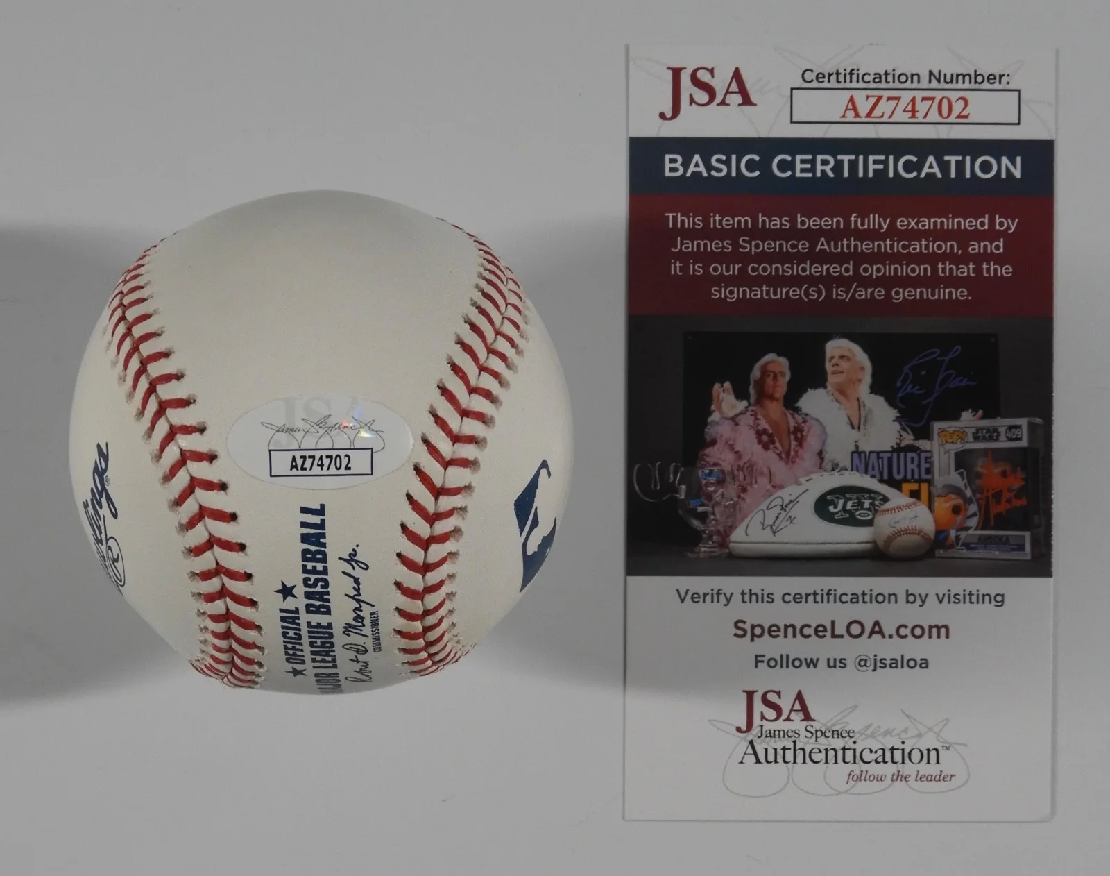 Larry David JSA Signed Autograph Baseball Seinfeld Curb Your Enthusiasm, image 3