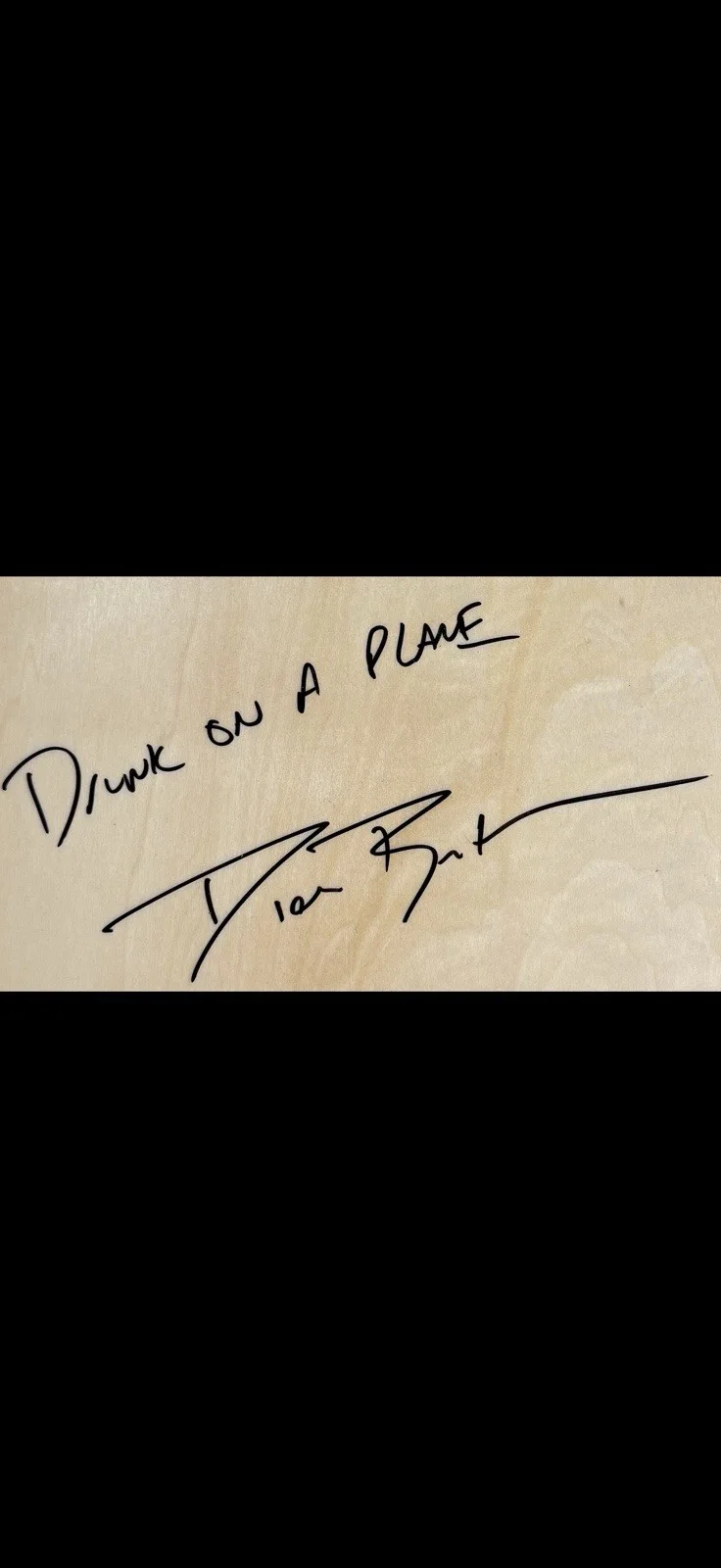 Dierks Bentley Country Music Autographed/ Inscribed “Drunk On A Plane” Guitar, изображение 3