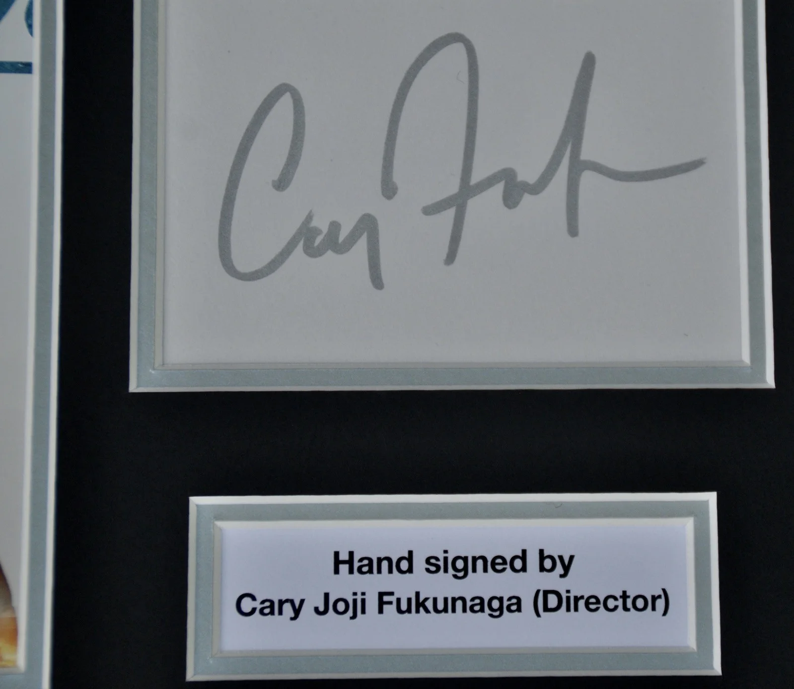 Cary Joji Fukunaga Signed Card Mounted A4 Presentation 007 No Time To Die W/COA, изображение 2