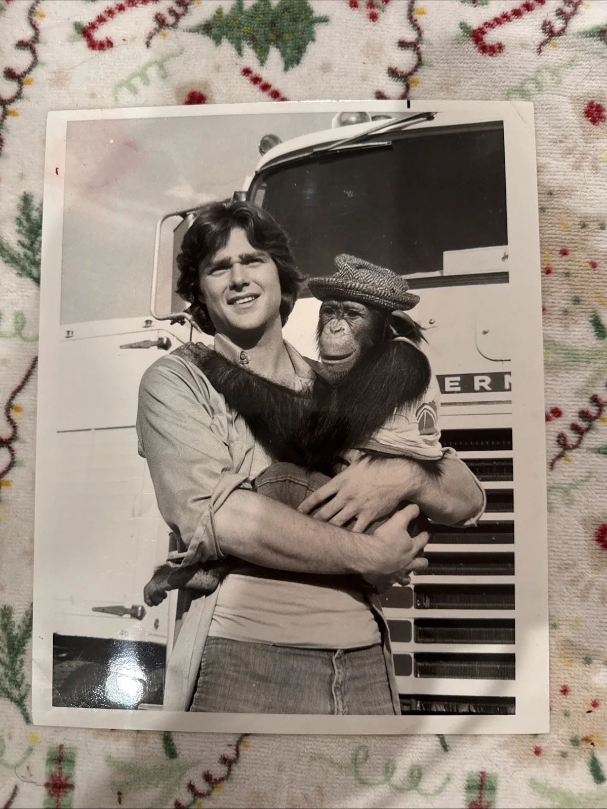 No — Greg Evigan & Sam Of B J An Bear Rare 8&10 Photo B/W, image 3