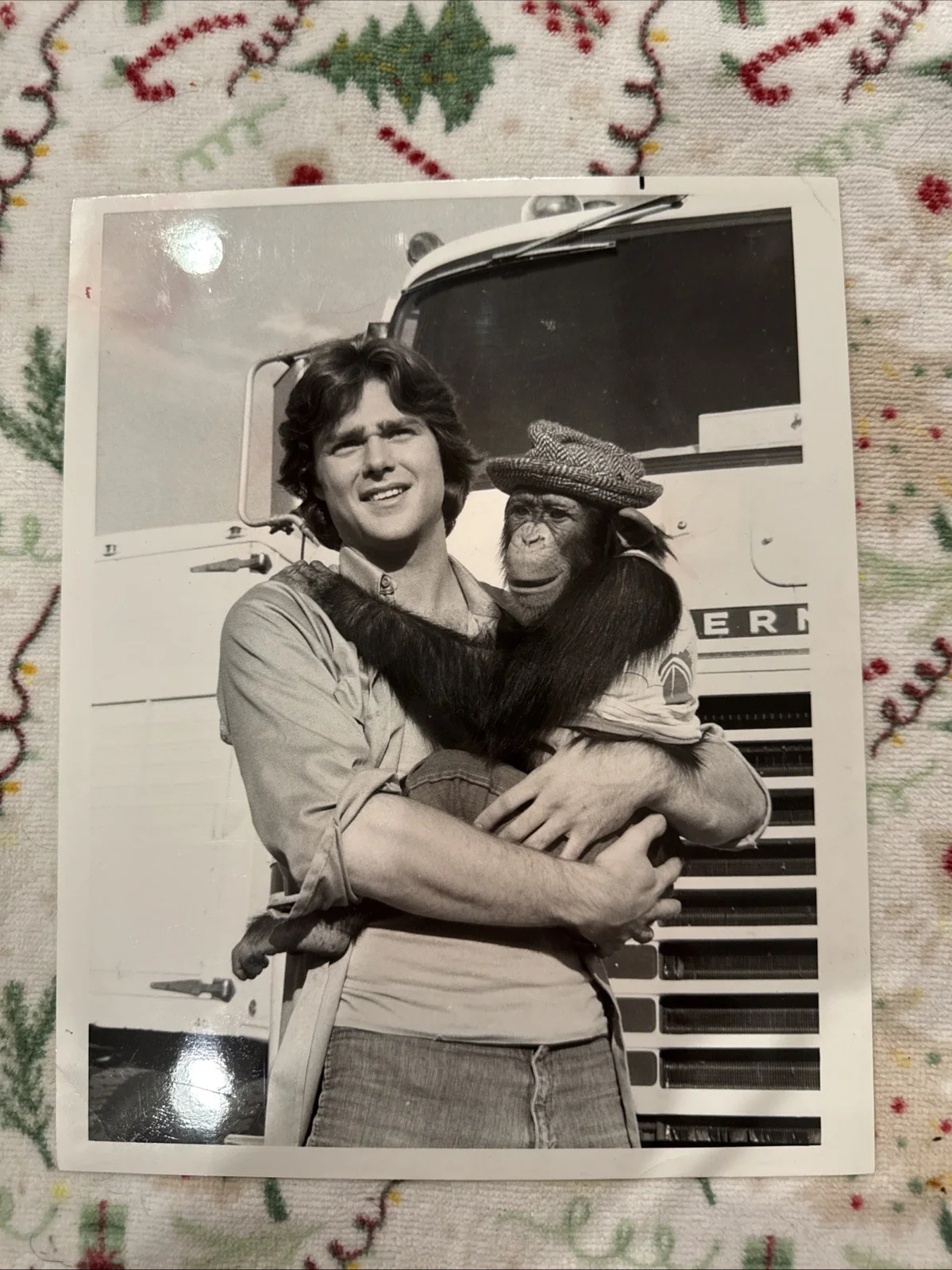 No — Greg Evigan & Sam Of B J An Bear Rare 8&10 Photo B/W, image 5