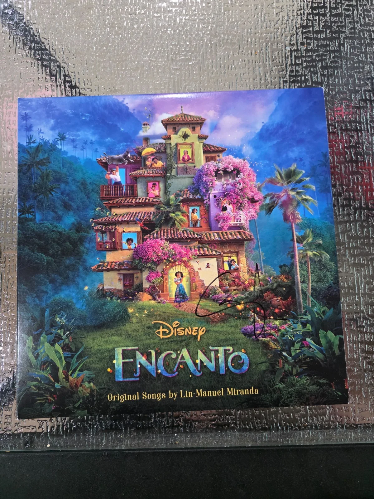 Stephanie Beatriz — encanto movie soundtrack vinyl signed by stephanie beatriz coa jsa