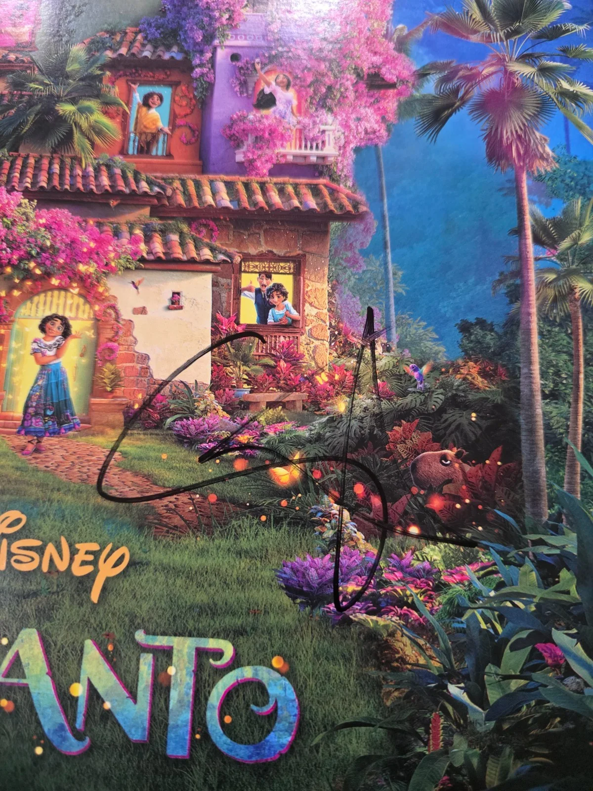 Stephanie Beatriz — encanto movie soundtrack vinyl signed by stephanie beatriz coa jsa, изображение 2