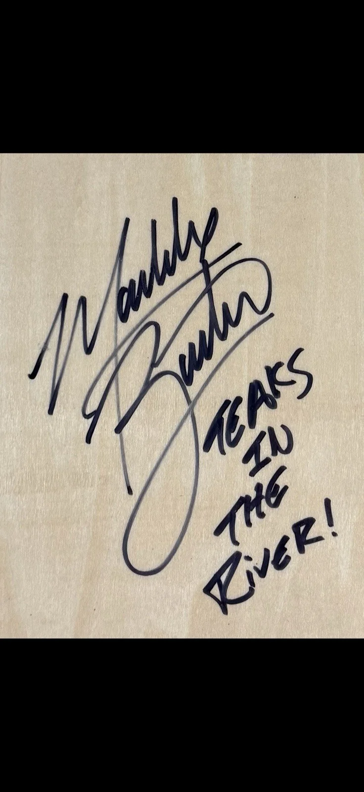 Maddox Batson Autographed / Inscribed “Tears In The River” Acoustic Guitar, изображение 3
