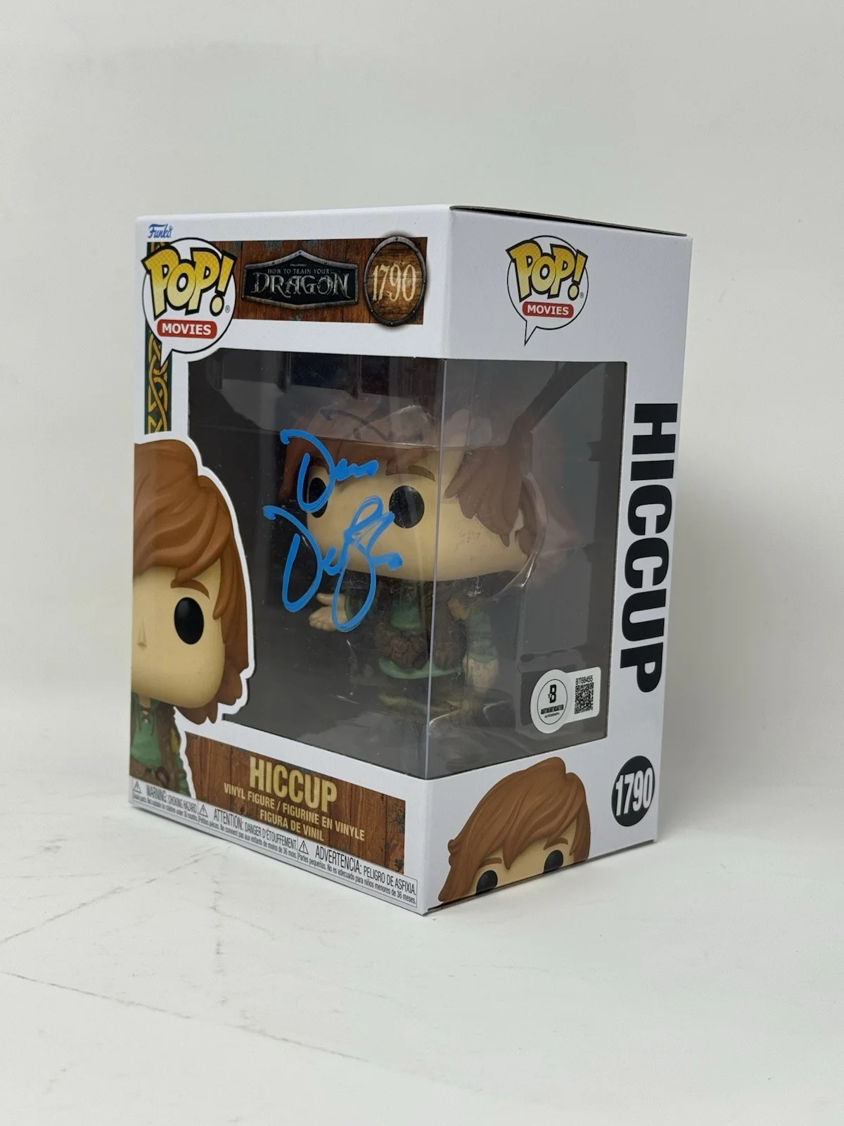 Dean DeBlois — Dean DeBlois Signed Autograph How To Train Your Dragon Hiccup Funko Pop BAS COA, изображение 3