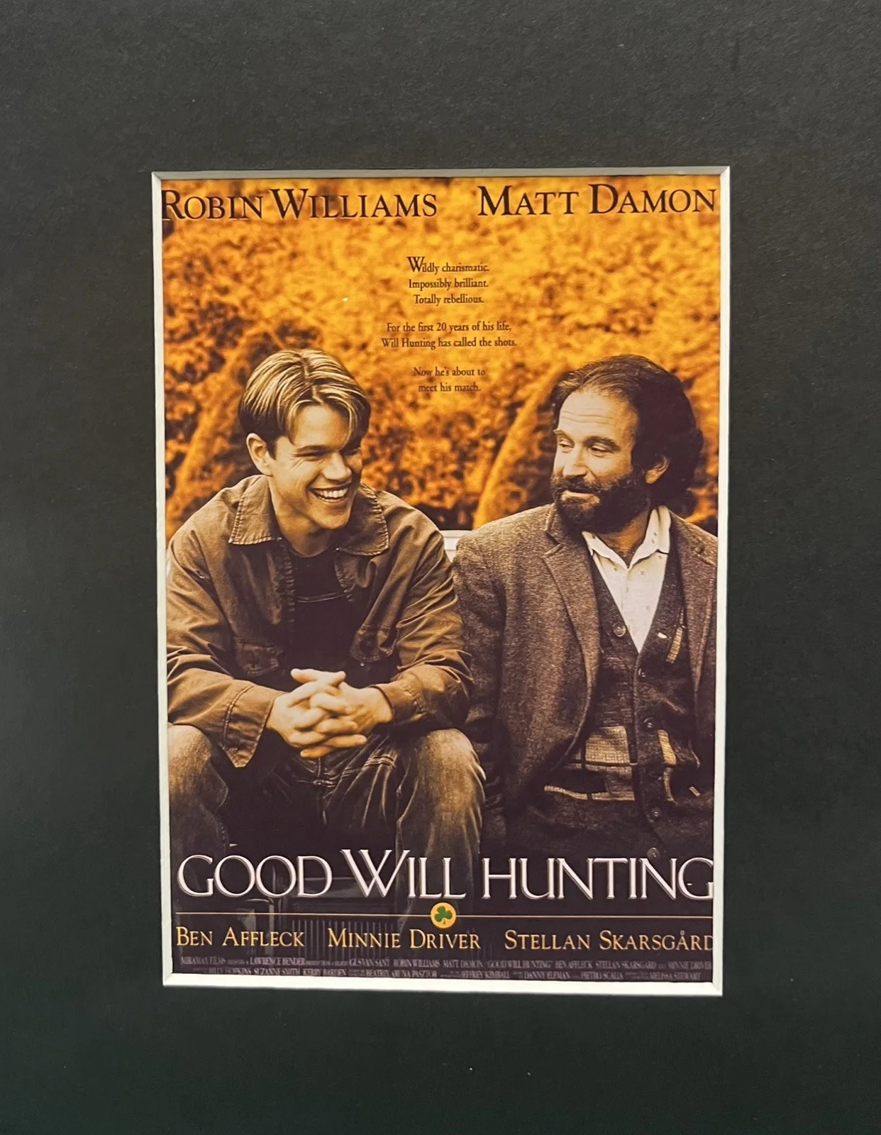 GOOD WILL HUNTING. 35mm Film Cell MOUNTED Display, image 3