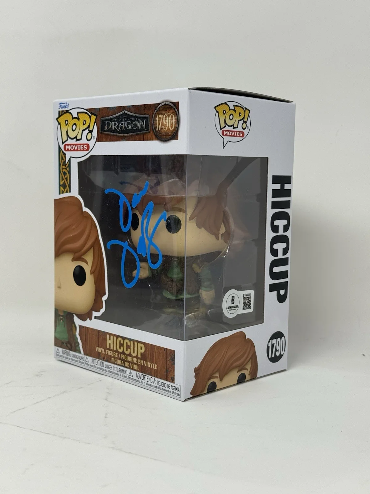 Dean DeBlois — Dean DeBlois Signed How To Train Your Dragon Hiccup Funko Pop Autograph BAS COA, image 3