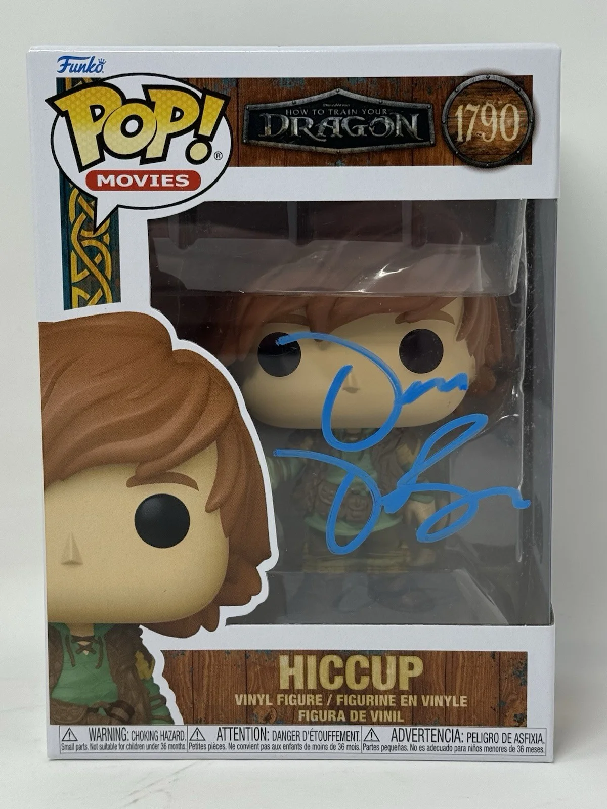 Dean DeBlois — Dean DeBlois Signed Autograph How To Train Your Dragon Hiccup Funko Pop BAS COA, изображение 3