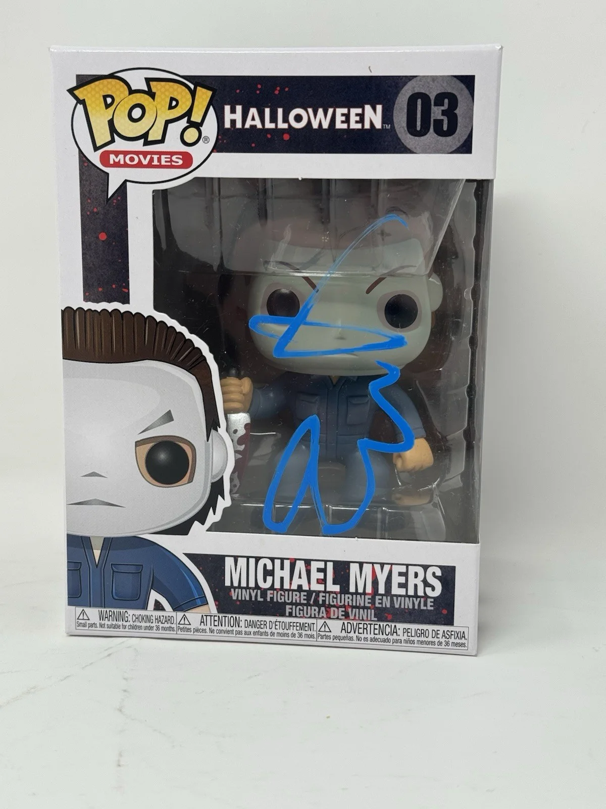 Jamie Lee Curtis — Jamie Lee Curtis Signed Halloween Michael Myers Funko Pop Autograph Beckett COA, image 4