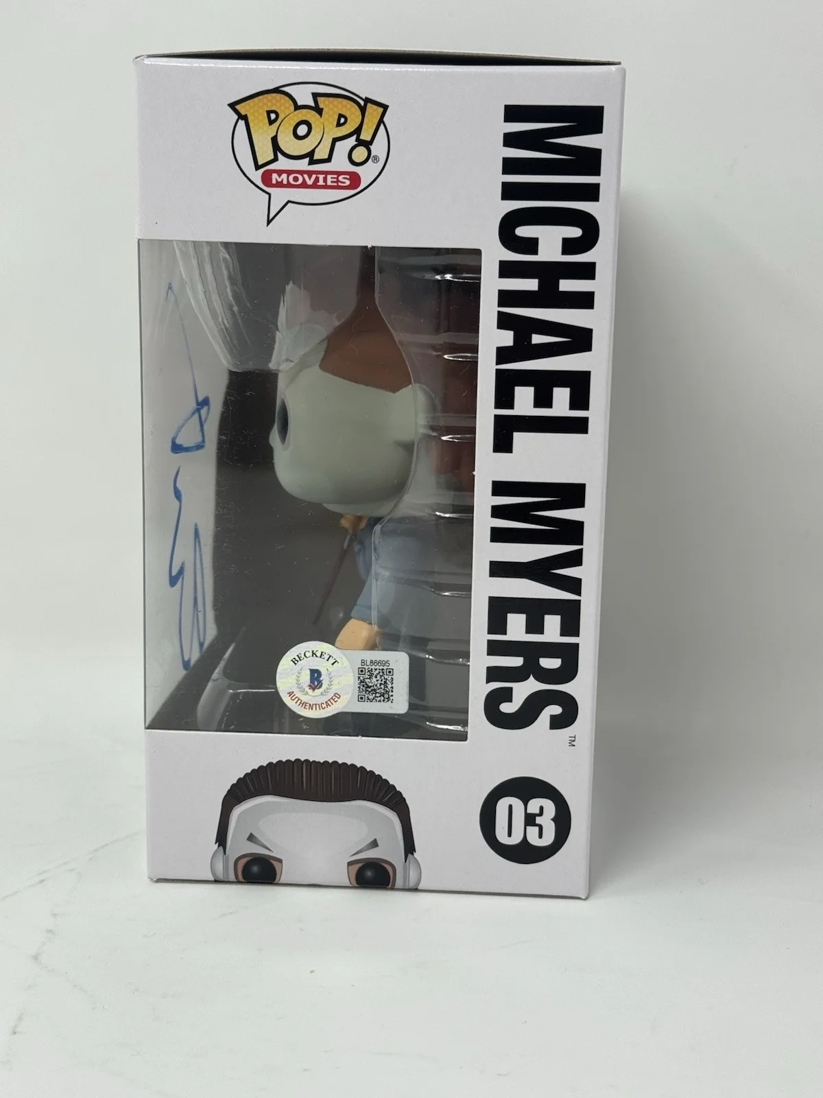 Jamie Lee Curtis — Jamie Lee Curtis Signed Halloween Michael Myers Funko Pop Autograph Beckett COA, image 5