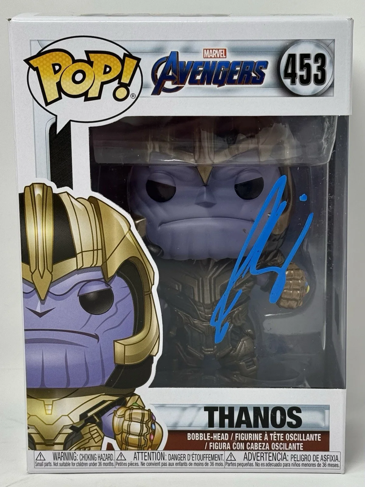 Josh Brolin — Josh Brolin Signed Funko Pop Marvel Avengers Thanos 453 Autograph Beckett COA, изображение 2