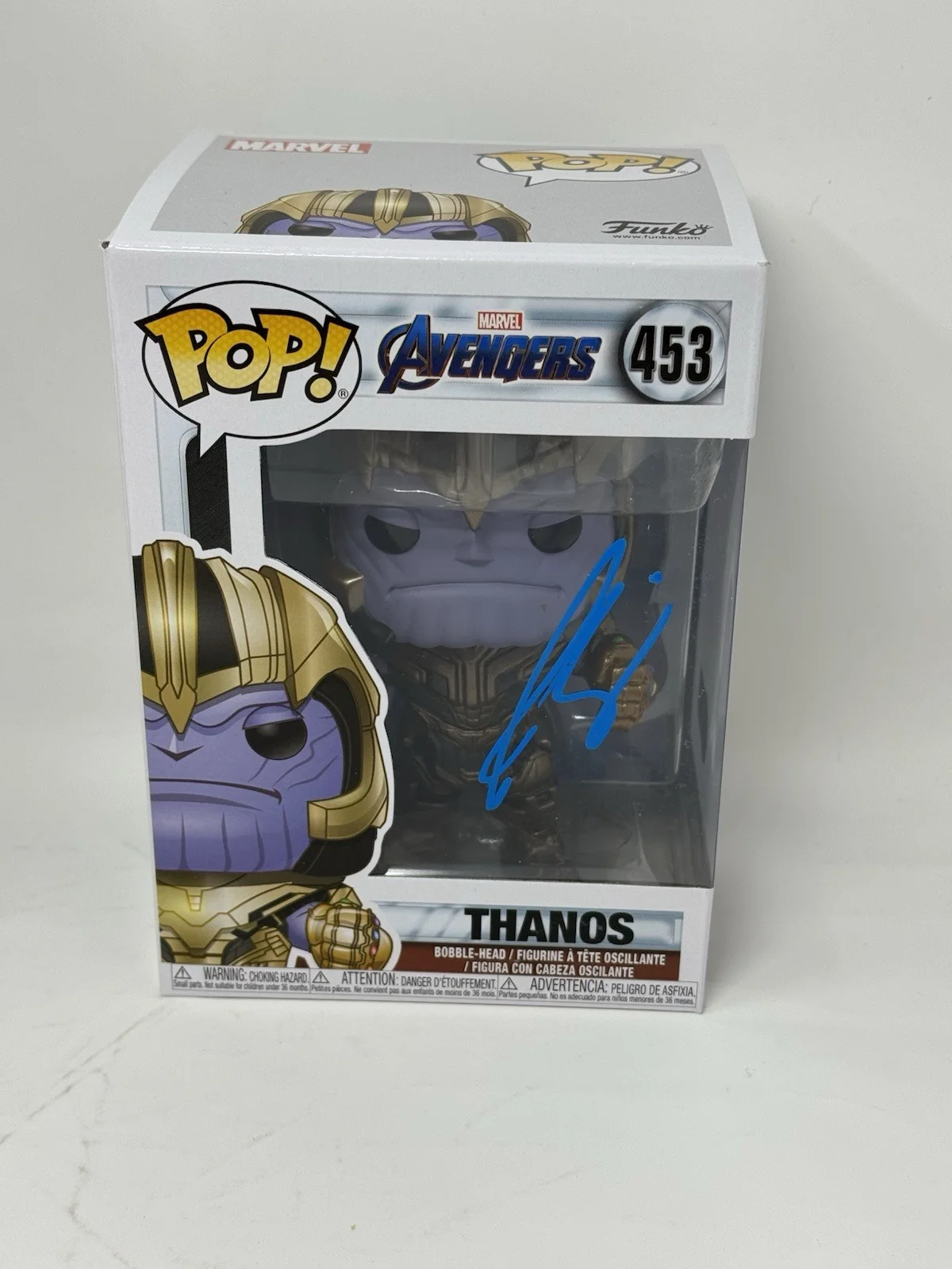 Josh Brolin — Josh Brolin Signed Funko Pop Marvel Avengers Thanos 453 Autograph Beckett COA, изображение 3