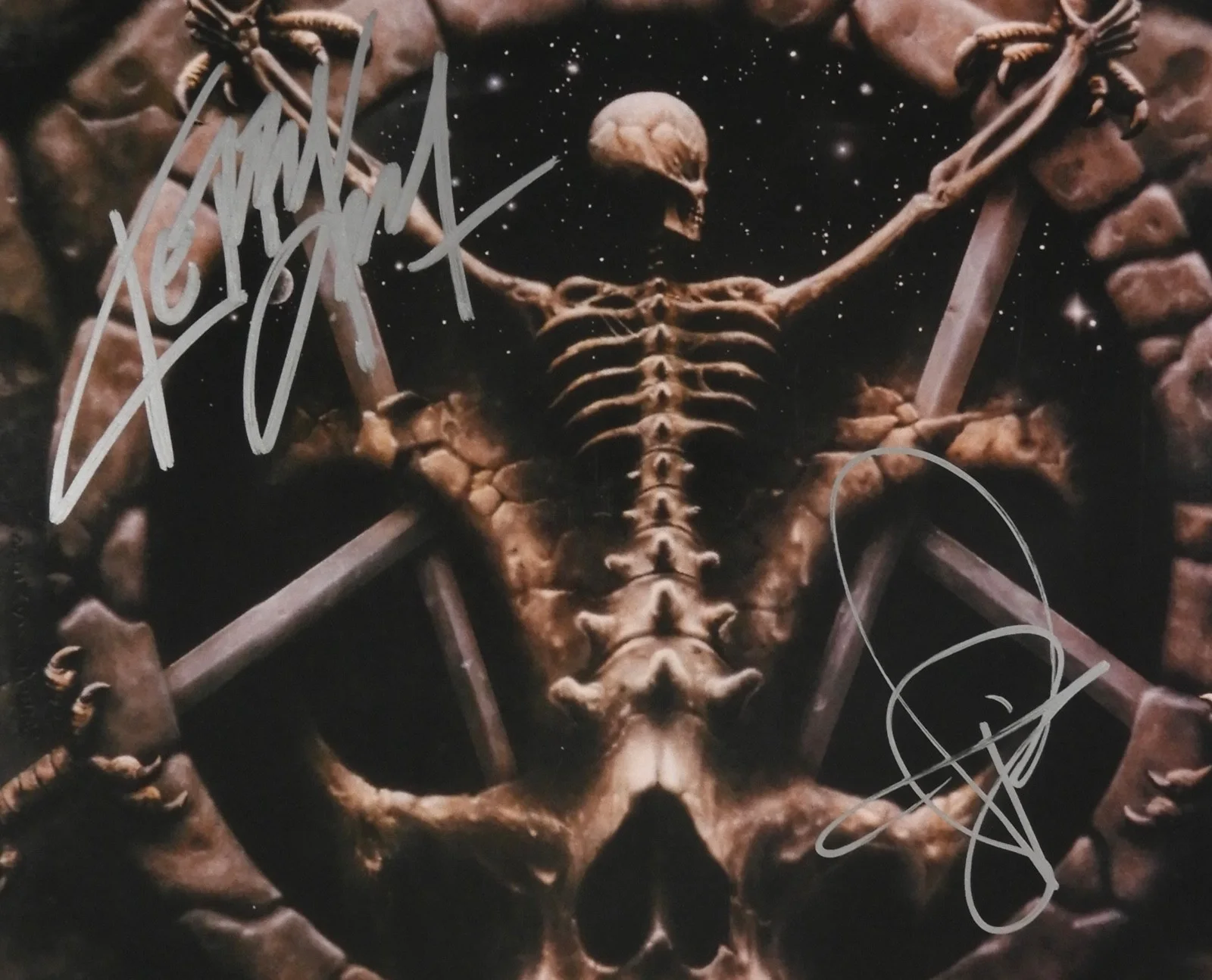 Slayer Kerry King Tom Araya JSA Signed Autograph Album Vinyl Record, image 2