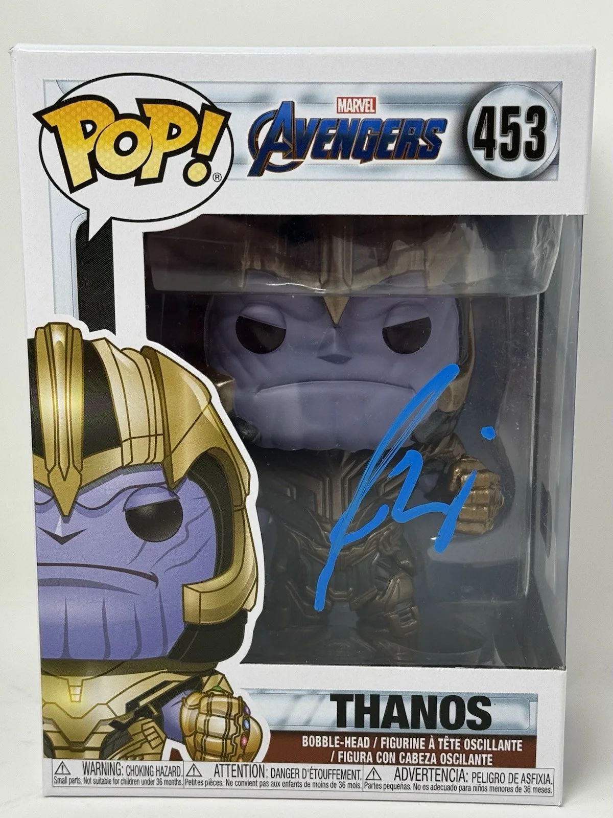 Josh Brolin — Josh Brolin Signed Funko Pop Marvel Avengers Thanos 453 Autograph Beckett COA, изображение 2