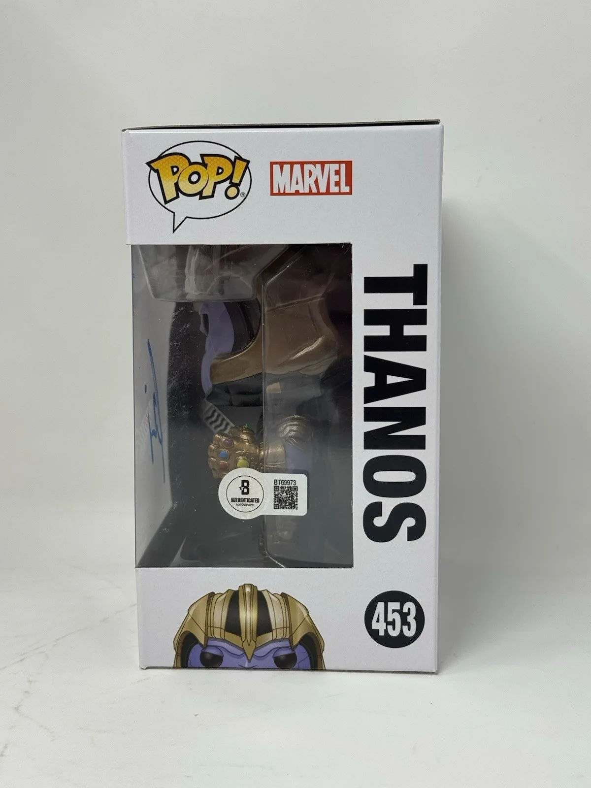 Josh Brolin — Josh Brolin Signed Funko Pop Marvel Avengers Thanos 453 Autograph Beckett COA, изображение 4