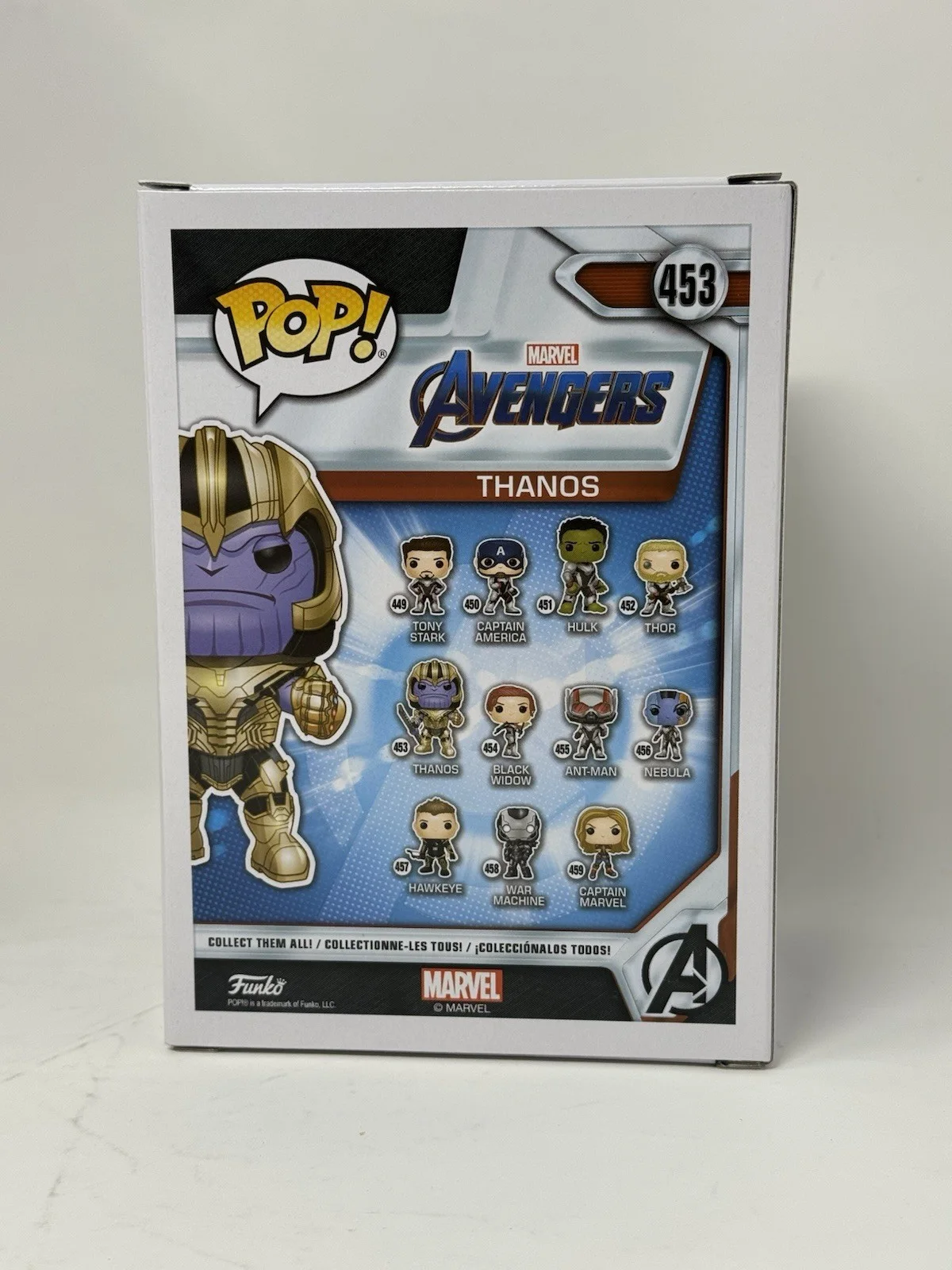 Josh Brolin — Josh Brolin Signed Funko Pop Marvel Avengers Thanos 453 Autograph Beckett COA, изображение 5