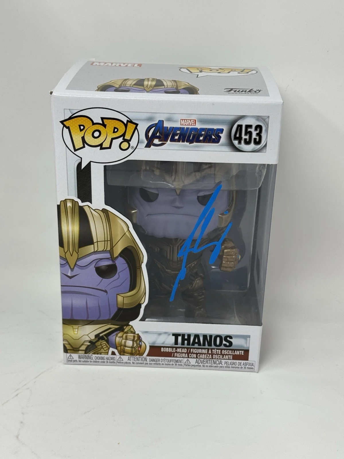 Josh Brolin — Josh Brolin Signed Funko Pop Marvel Avengers Thanos 453 Autograph Beckett COA, image 3
