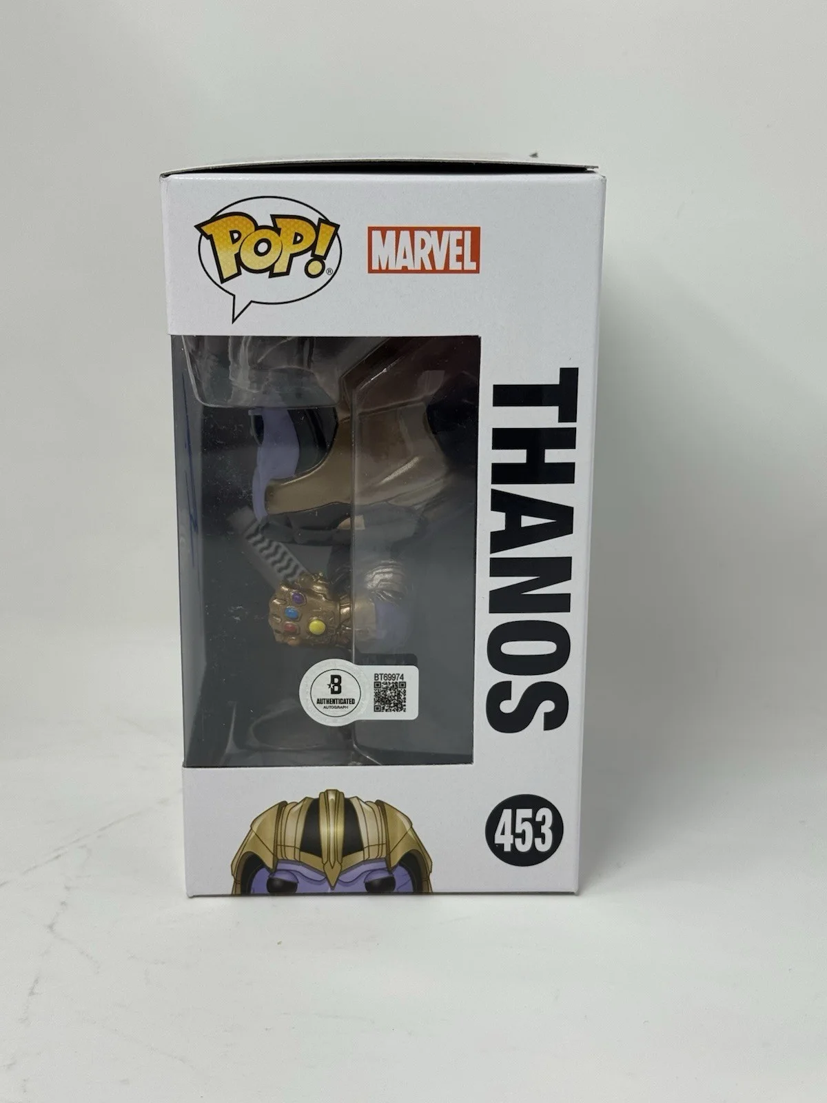 Josh Brolin — Josh Brolin Signed Funko Pop Marvel Avengers Thanos 453 Autograph Beckett COA, image 5