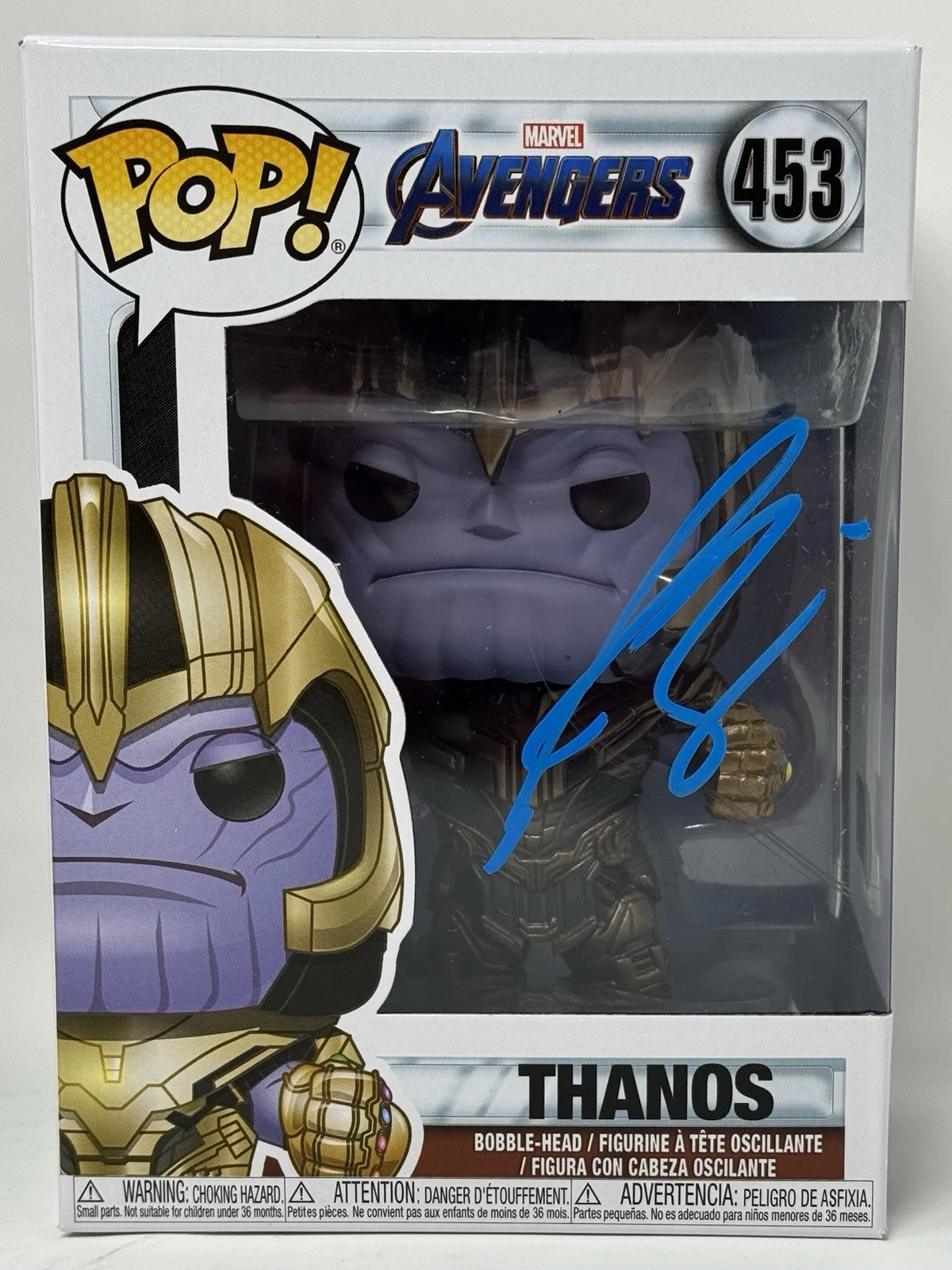 Josh Brolin — Josh Brolin Signed Funko Pop Marvel Avengers Thanos 453 Autograph Beckett COA, изображение 2