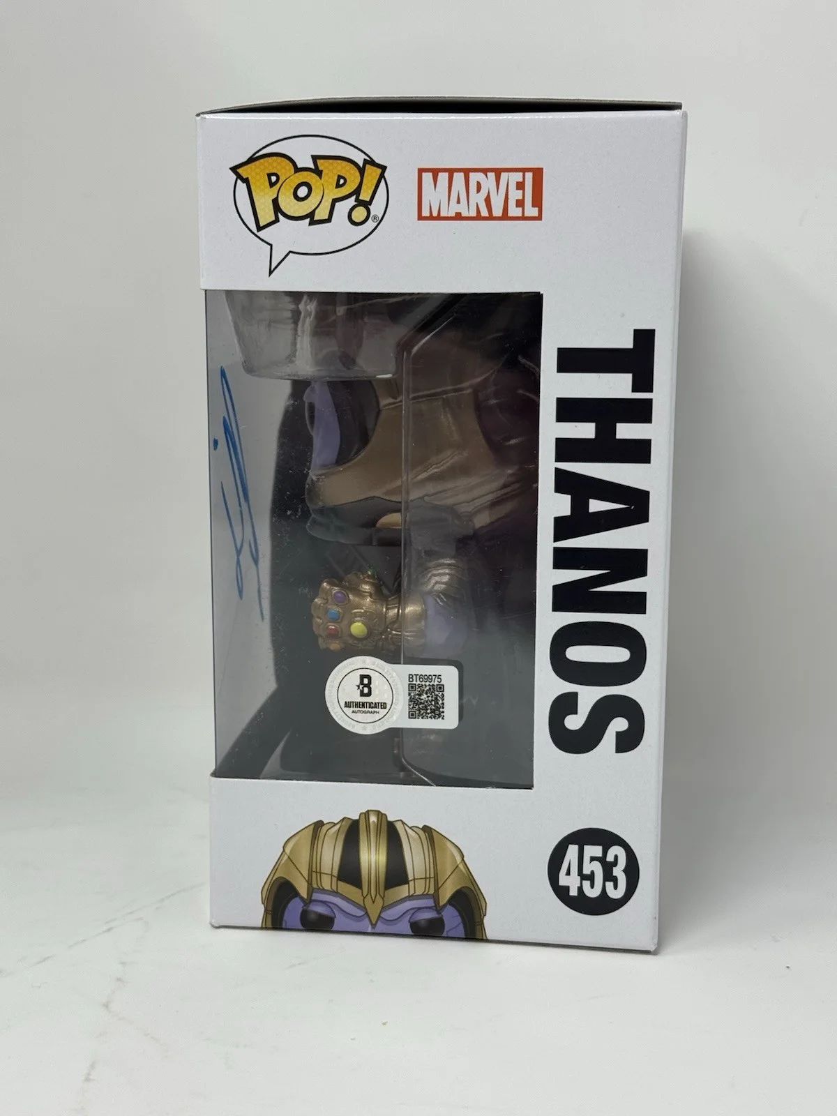 Josh Brolin — Josh Brolin Signed Funko Pop Marvel Avengers Thanos 453 Autograph Beckett COA, изображение 4