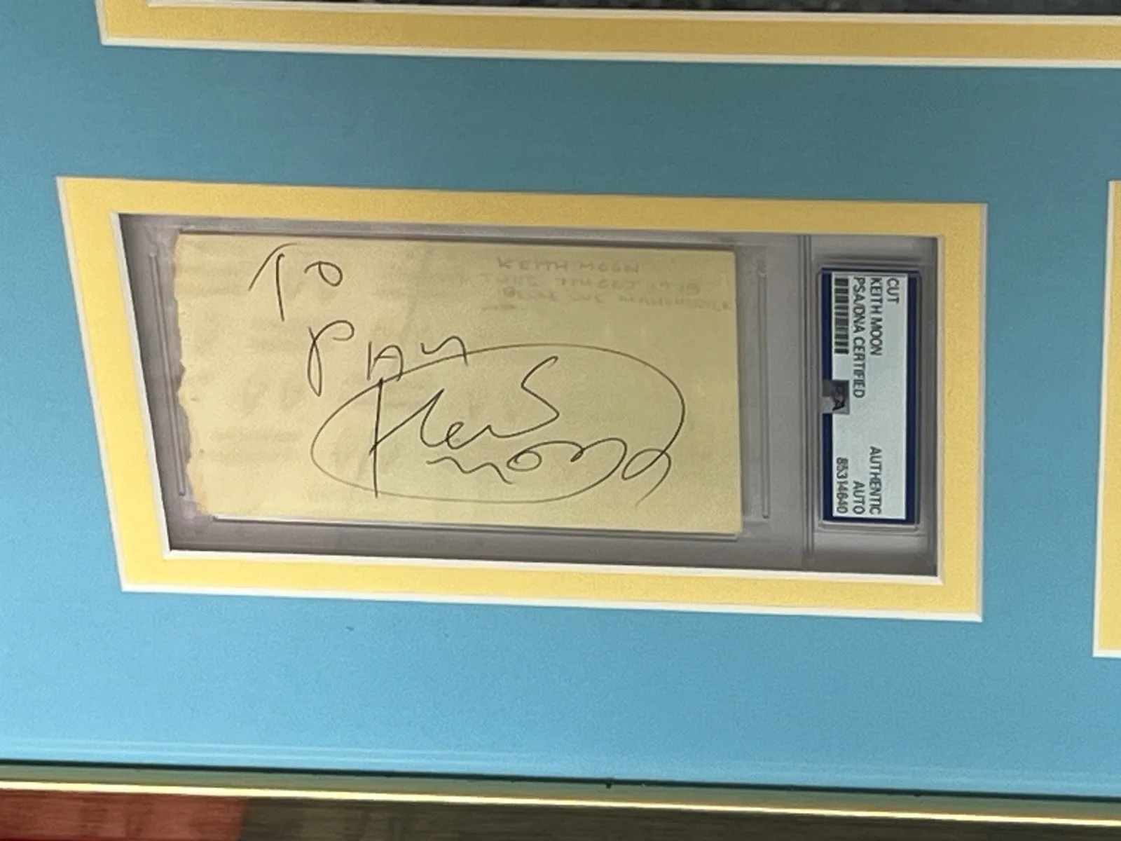 The Who Signed Framed 24X19” Who’s Next Moon Townshend Daltrey Entwistle PSA JSA, image 2