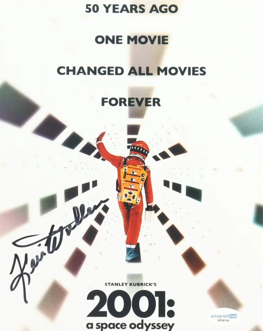 Keir Dullea — KEIR DULLEA Signed 2001: A Space Odyssey 8x10 Photo ACOA Autographed Kubrick