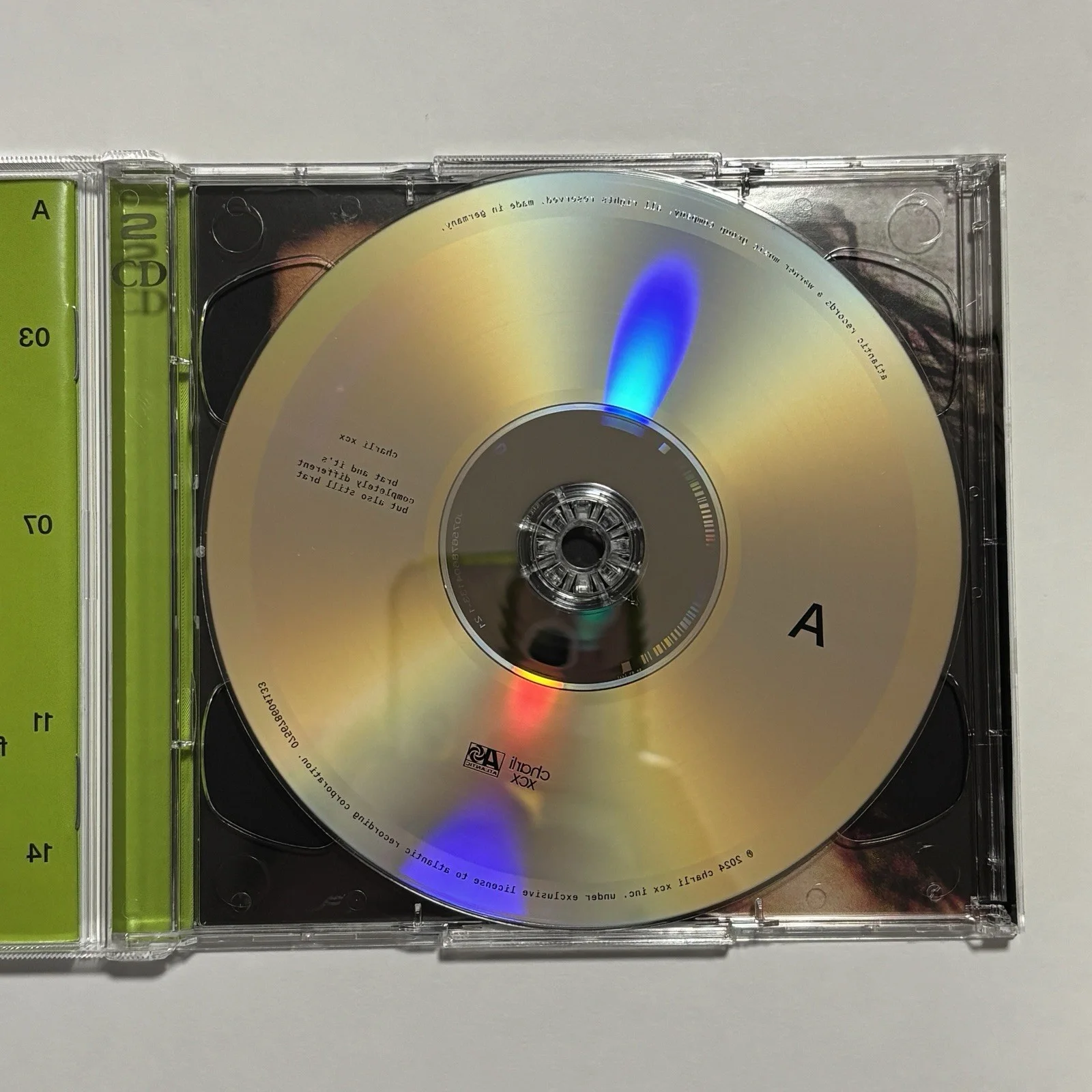 Charli XCX brat and it's completely different but also still brat SIGNED CD, image 5