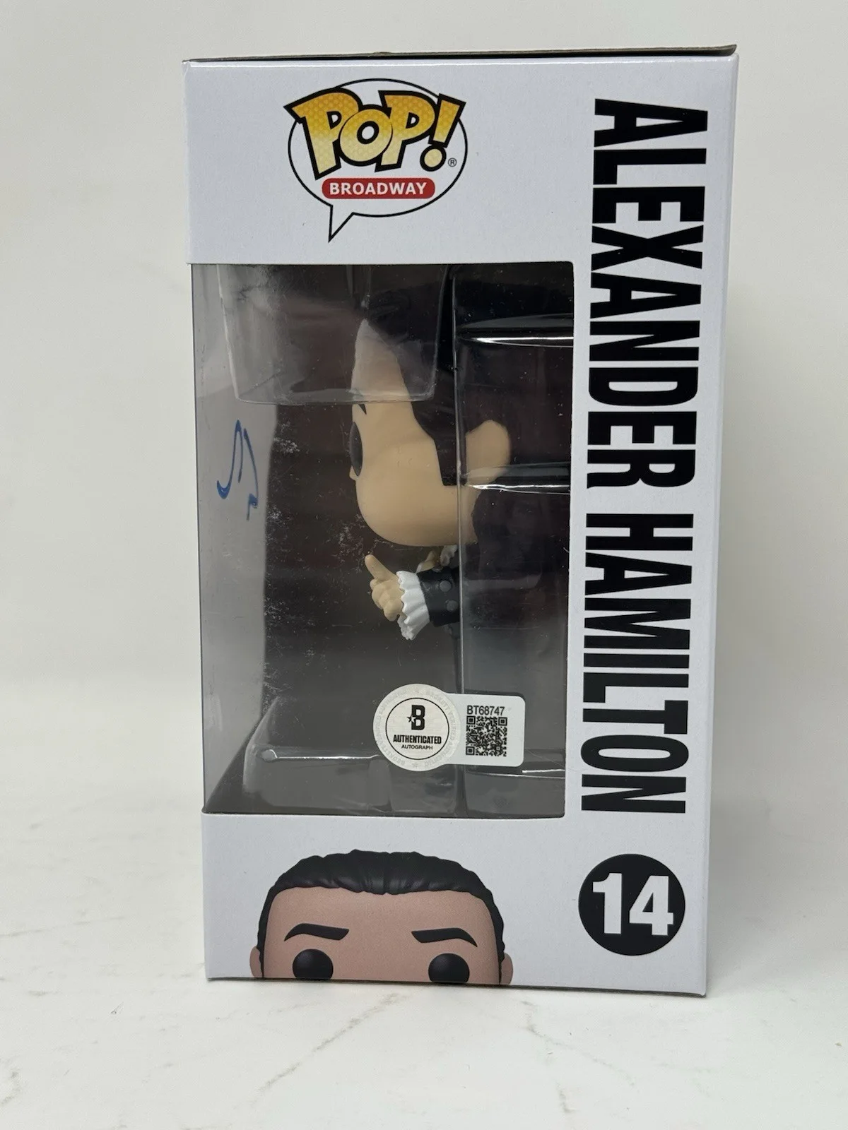 Lin-Manuel Miranda — Lin-Manuel Miranda 'Hamilton' Signed Funko Pop Broadway 14 Autograph Beckett COA, image 3