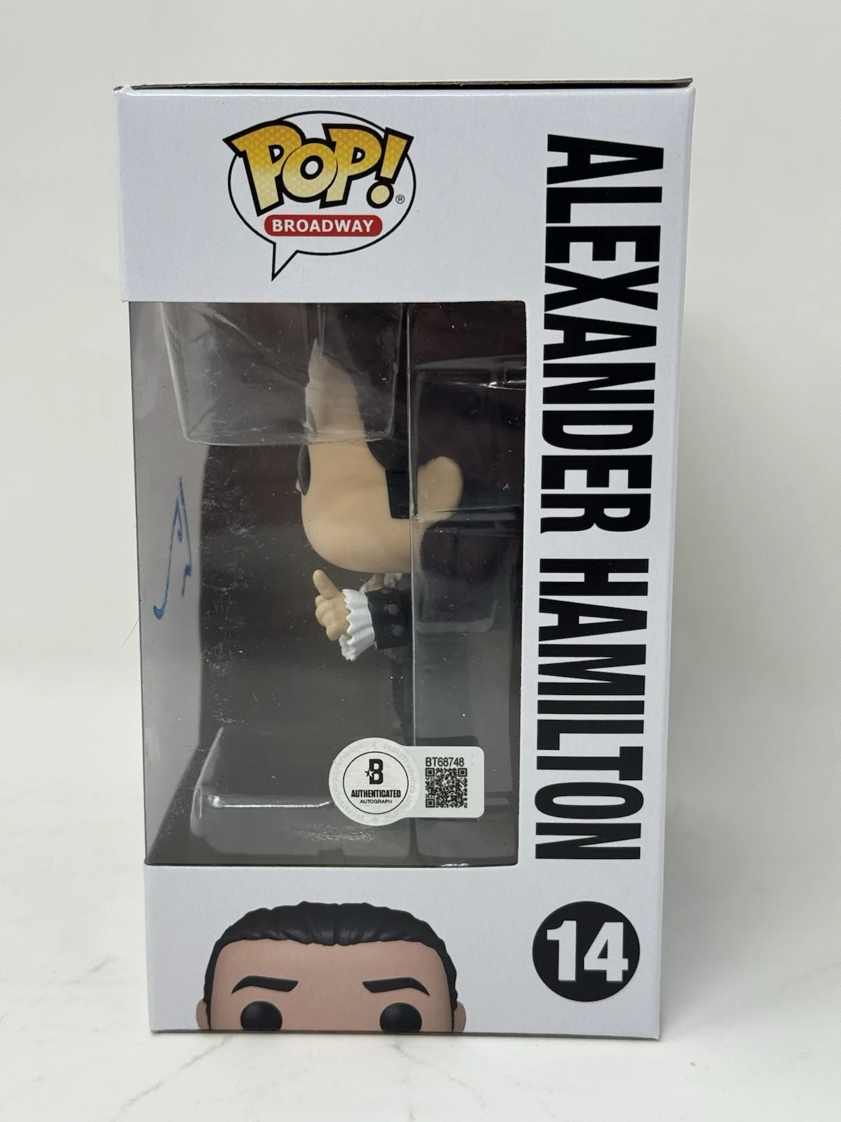 Lin-Manuel Miranda — Lin-Manuel Miranda 'Hamilton' Signed Funko Pop Broadway 14 Autograph Beckett COA, image 5