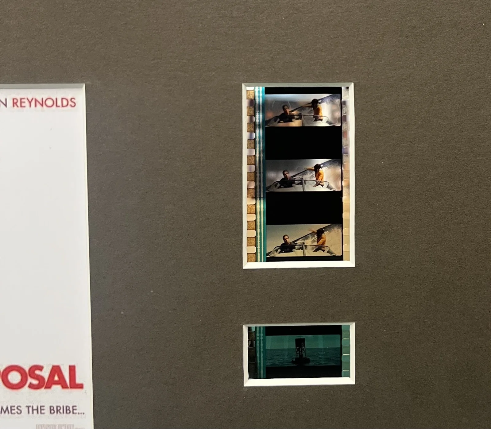THE PROPOSAL 35mm Film Cell MOUNTED Display, image 2