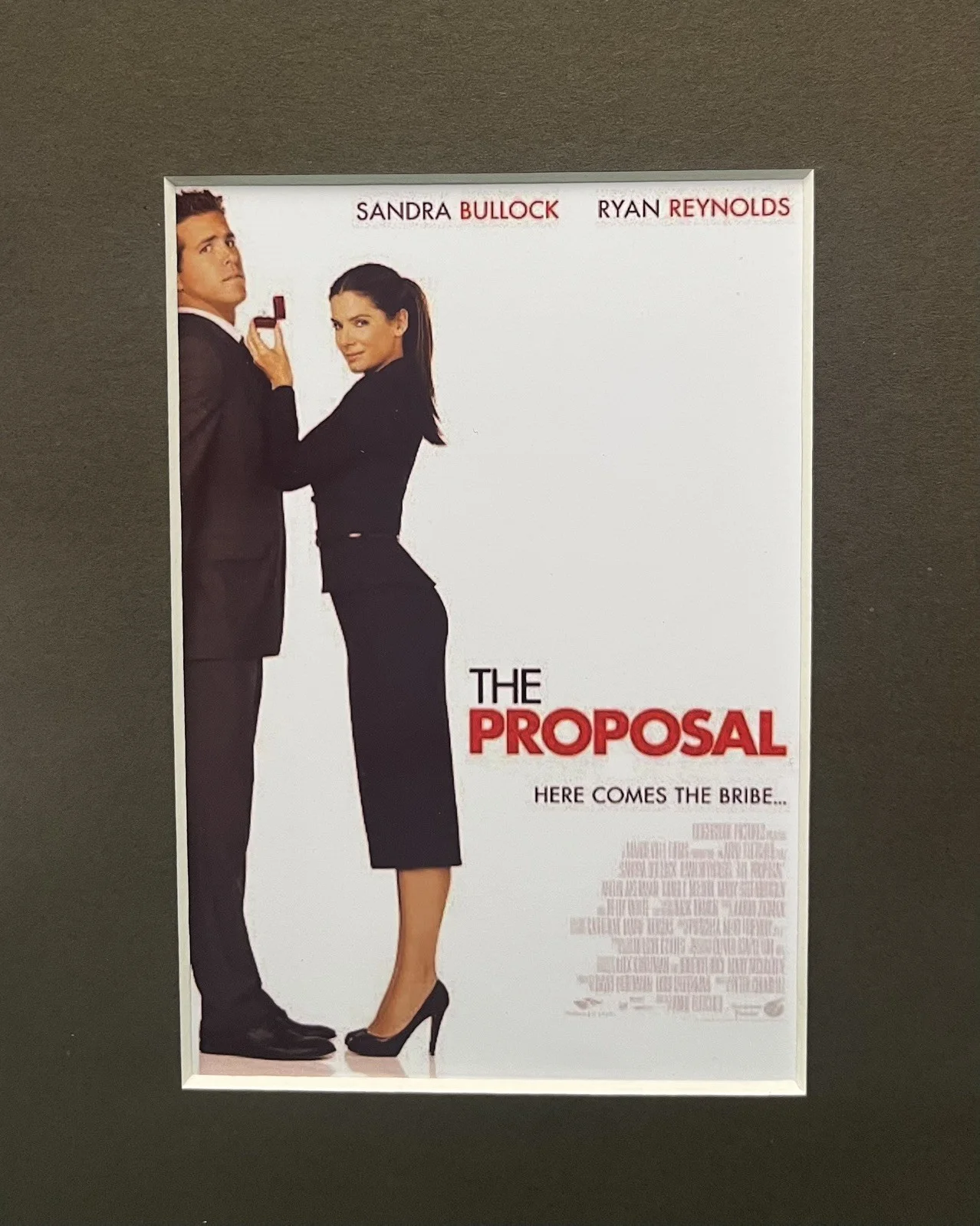 THE PROPOSAL 35mm Film Cell MOUNTED Display, image 3