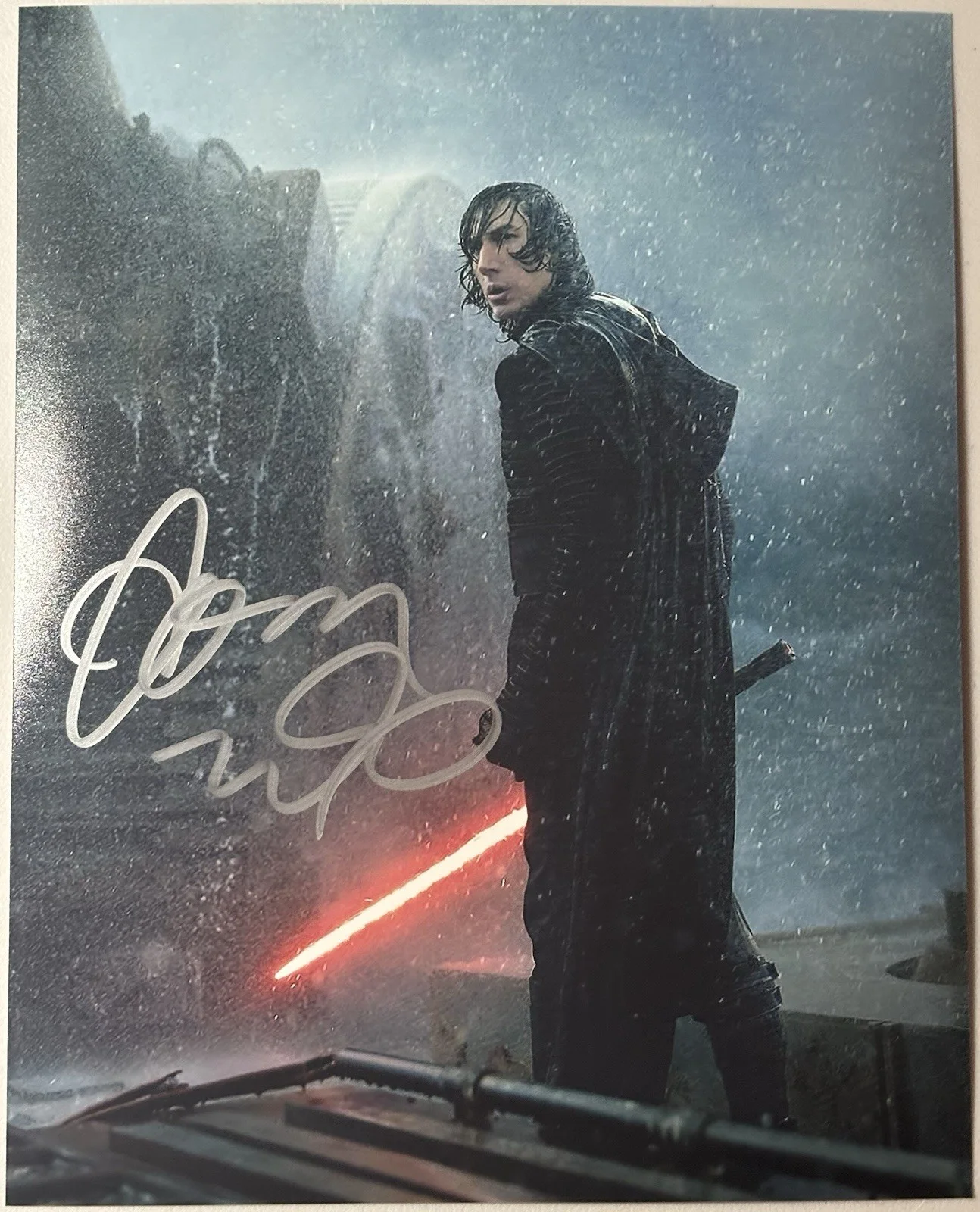 Adam Driver — Adam Driver Signed photo, 8x10 with COA, Star wars, Kylo Ren