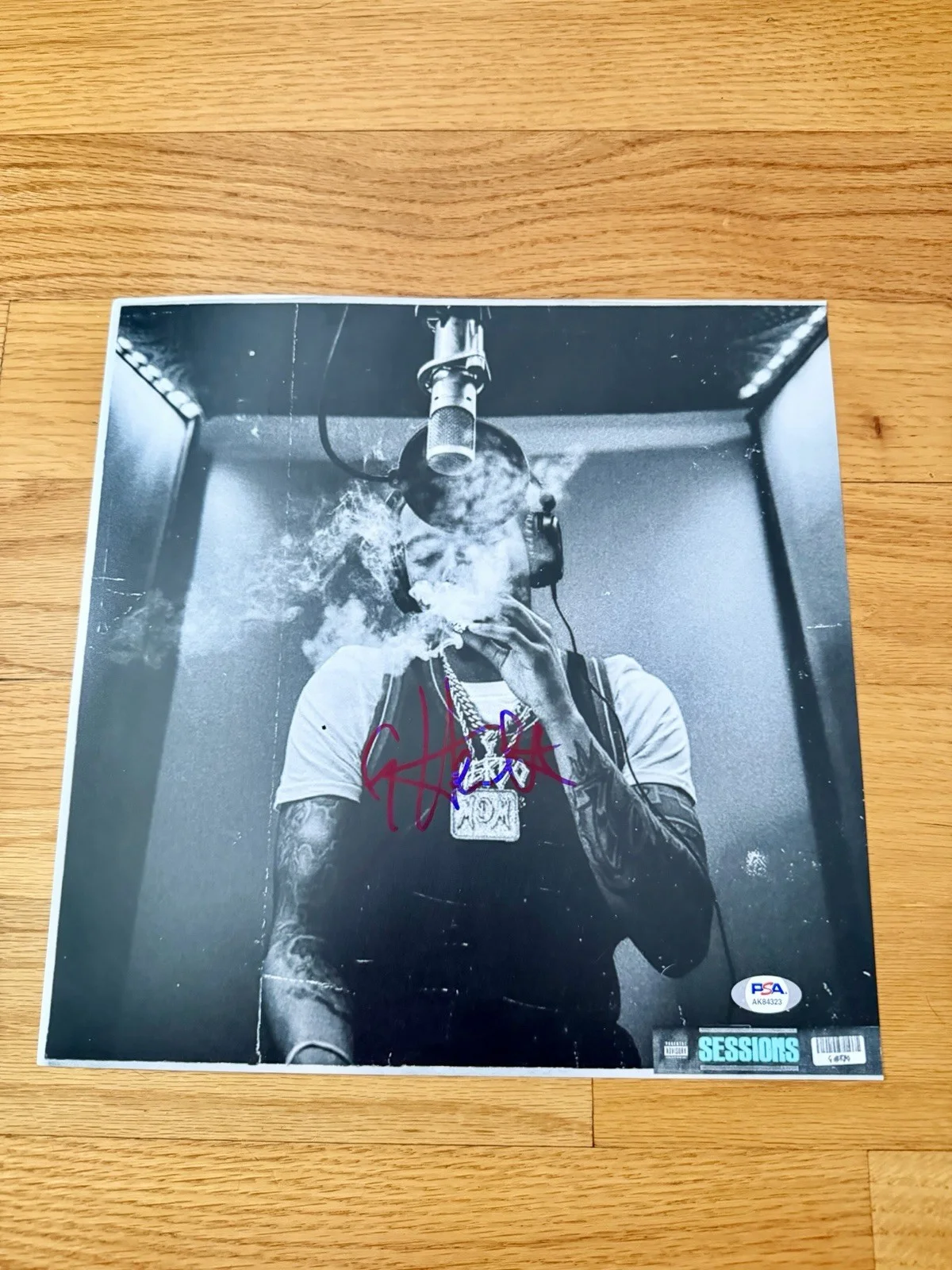 G HERBO SIGNED “SESSIONS” PHOTO 12X12 VINYL ALBUM PSA/DNA COA, изображение 3