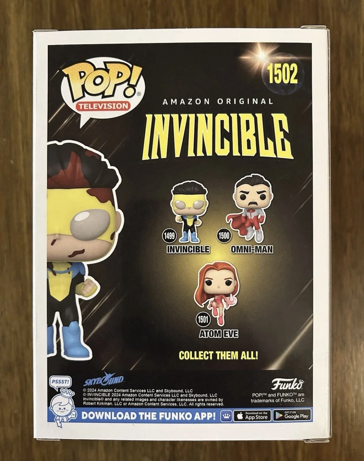 Steven Yeun ‘Invincible’ Signed Funko Pop 1502 Beckett Certified, изображение 3