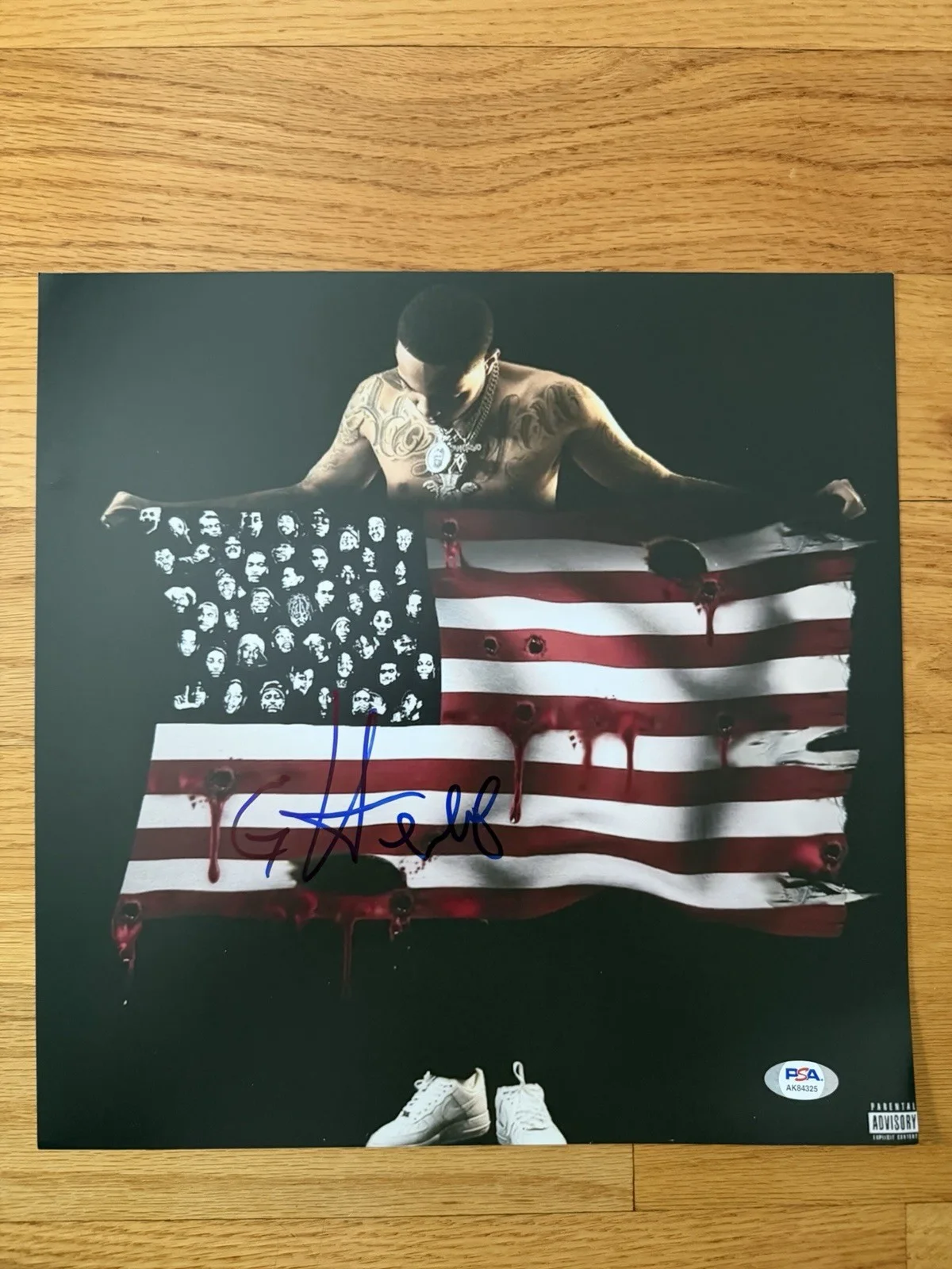 G HERBO SIGNED “PTSD” PHOTO 12X12 VINYL ALBUM PSA/DNA COA, изображение 3