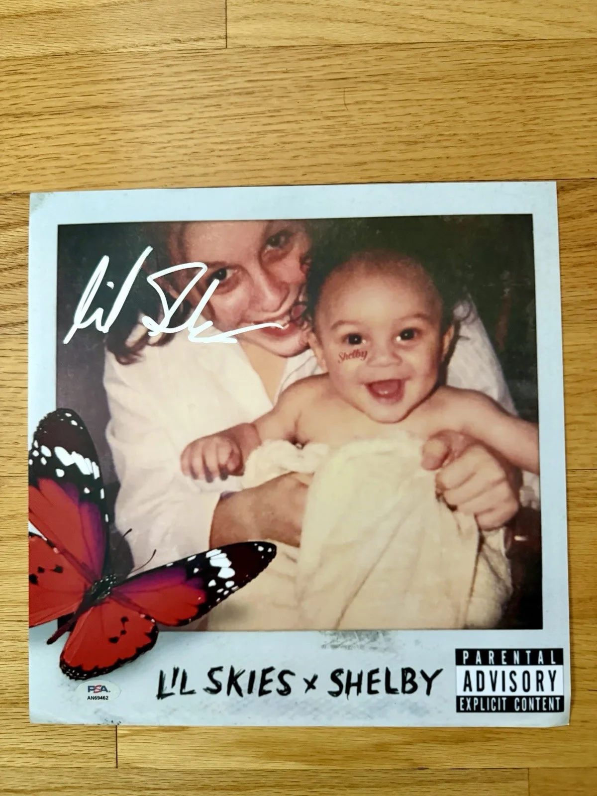 LIL SKIES SIGNED “SHELBY” 12X12 PHOTO VINYL PSA/DNA COA RAP, image 2