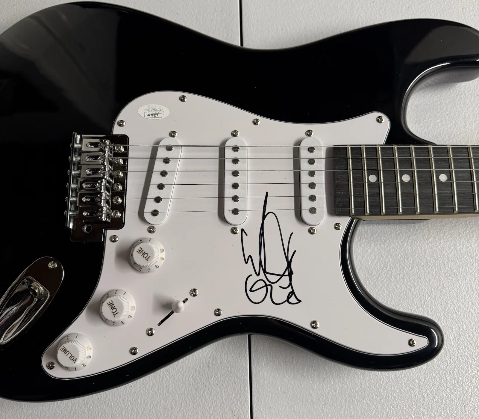 Wes Borland Signed Autographed Guitar Limp Bizkit JSA COA Chocolate Starfish, image 2