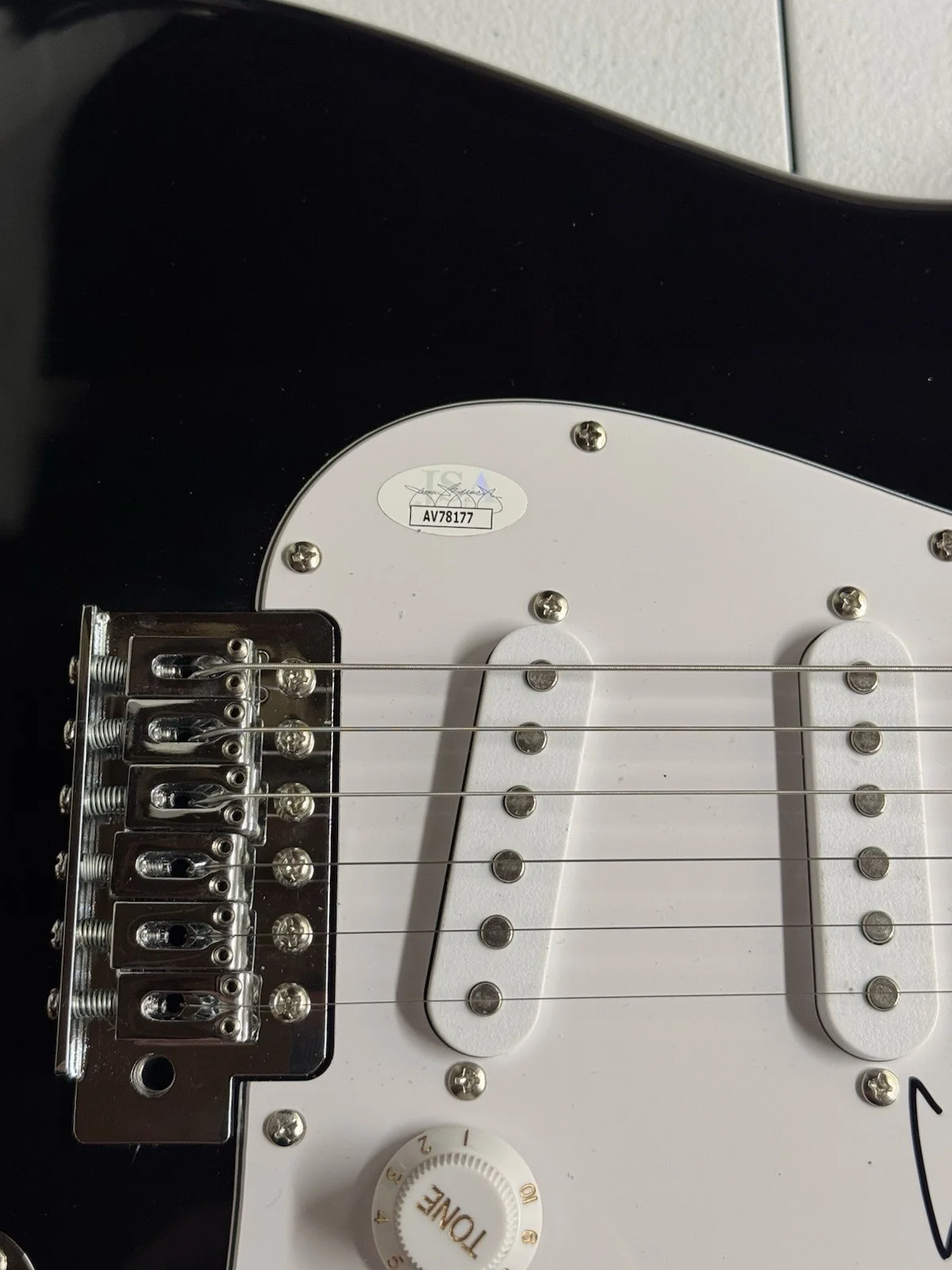 Wes Borland Signed Autographed Guitar Limp Bizkit JSA COA Chocolate Starfish, image 3