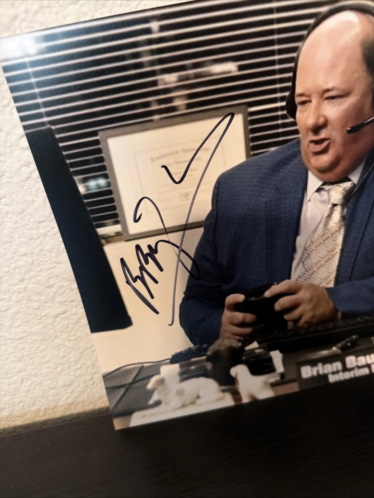 Brian Baumgartner — Brian Baumgartner Signed 8x10 Photo The Office Autographed, изображение 2