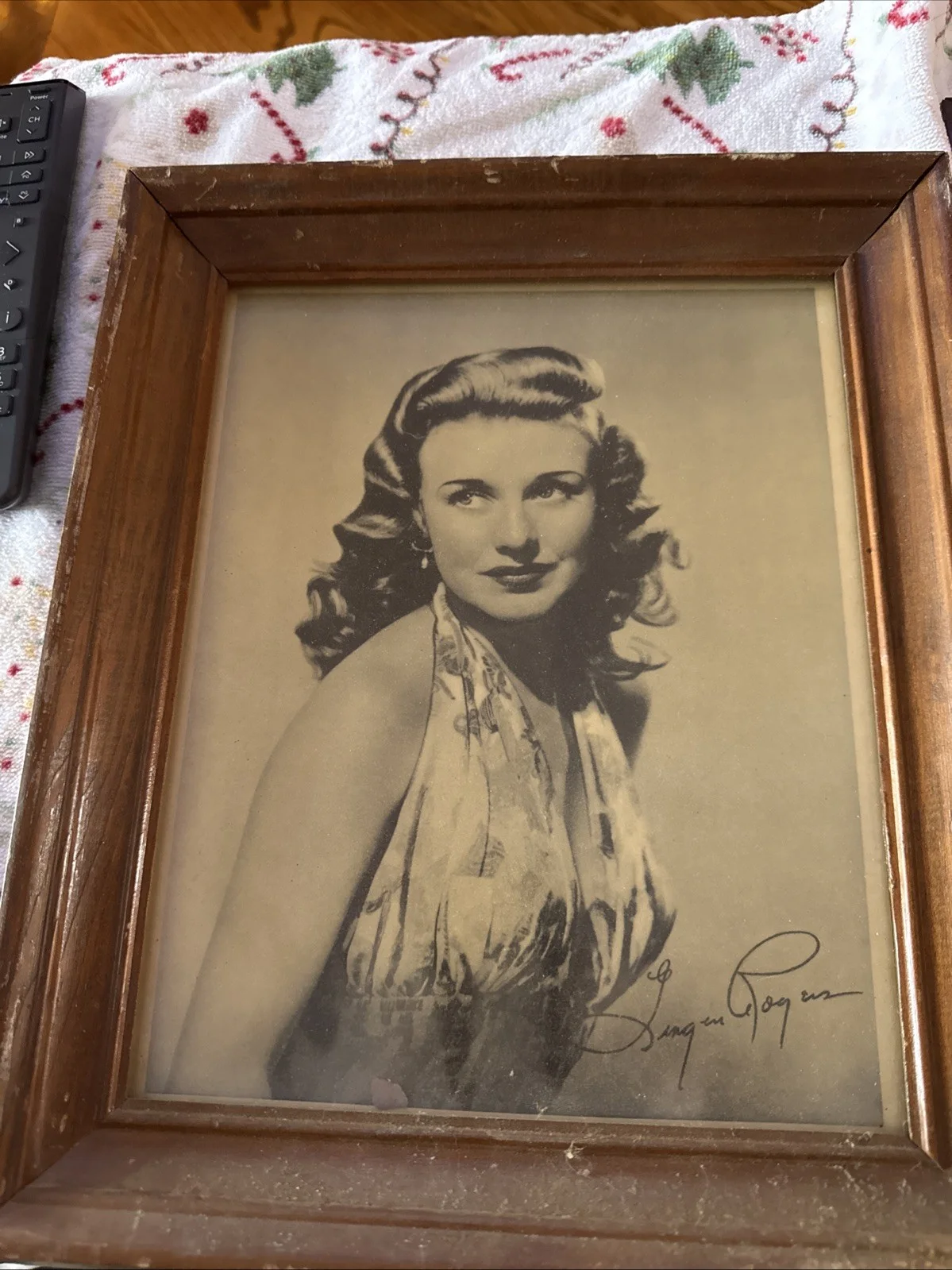 Ginger Rogers — Giner Rogers 8X10 BW Framed, image 3