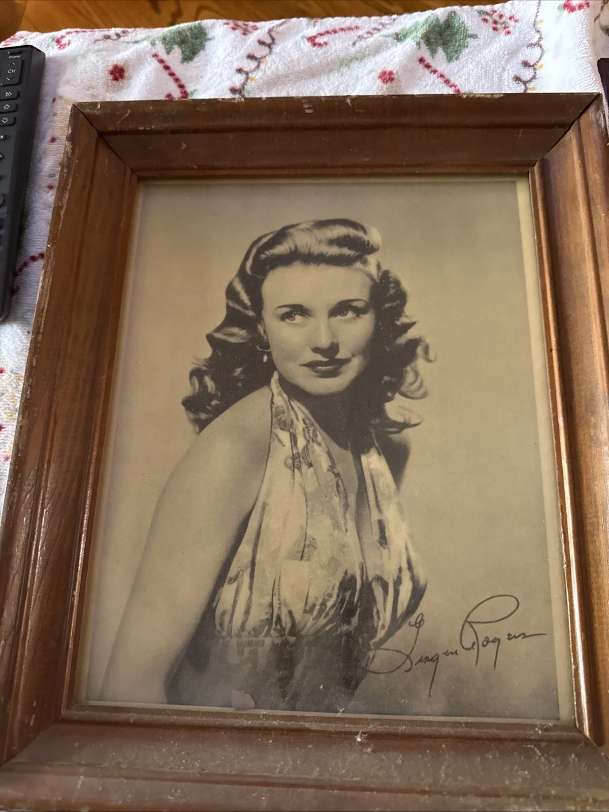 Ginger Rogers — Giner Rogers 8X10 BW Framed, image 5
