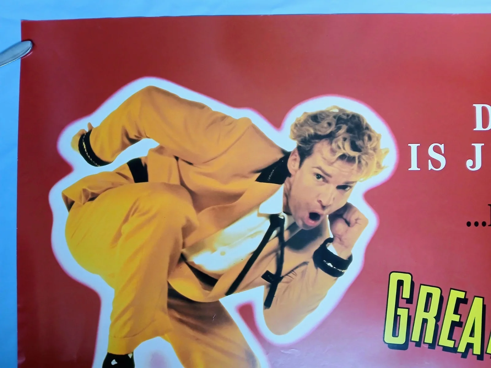 GREAT BALLS OF FIRE (1989) rolled original UK quad poster - Dennis Quaid, изображение 2