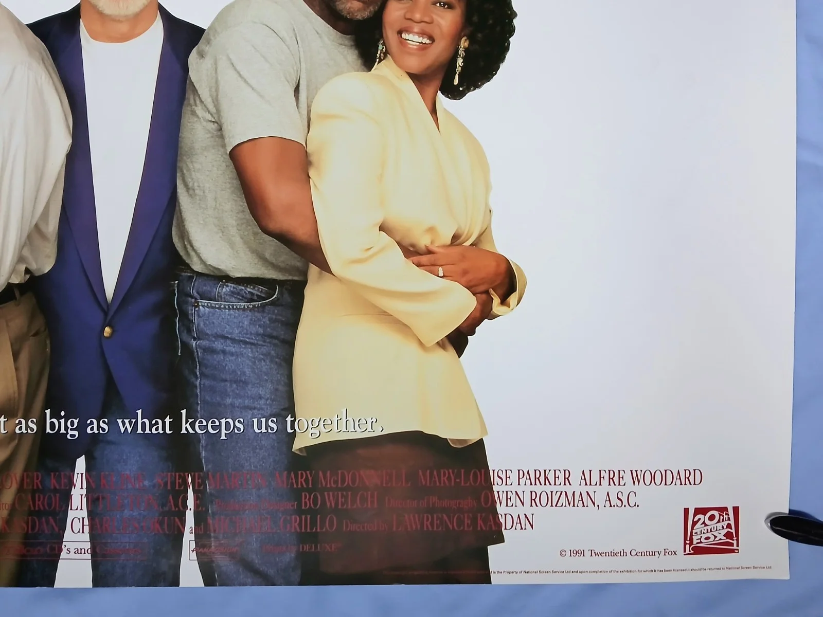 GRAND CANYON (1991) original quad poster - Danny Glover,Kevin Kline,Steve Martin, image 5