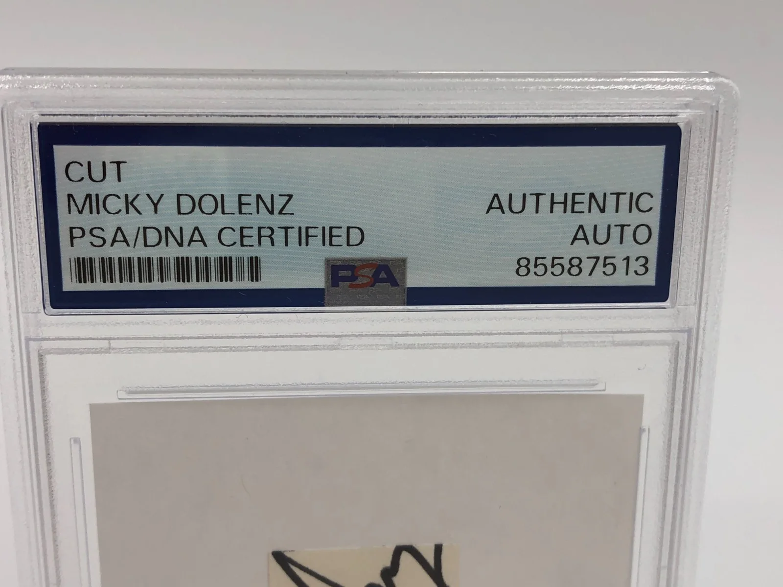 MICKY DOLENZ AUTO Signed PSA AUTHENTIC Index Card Music THE MONKEES, image 2