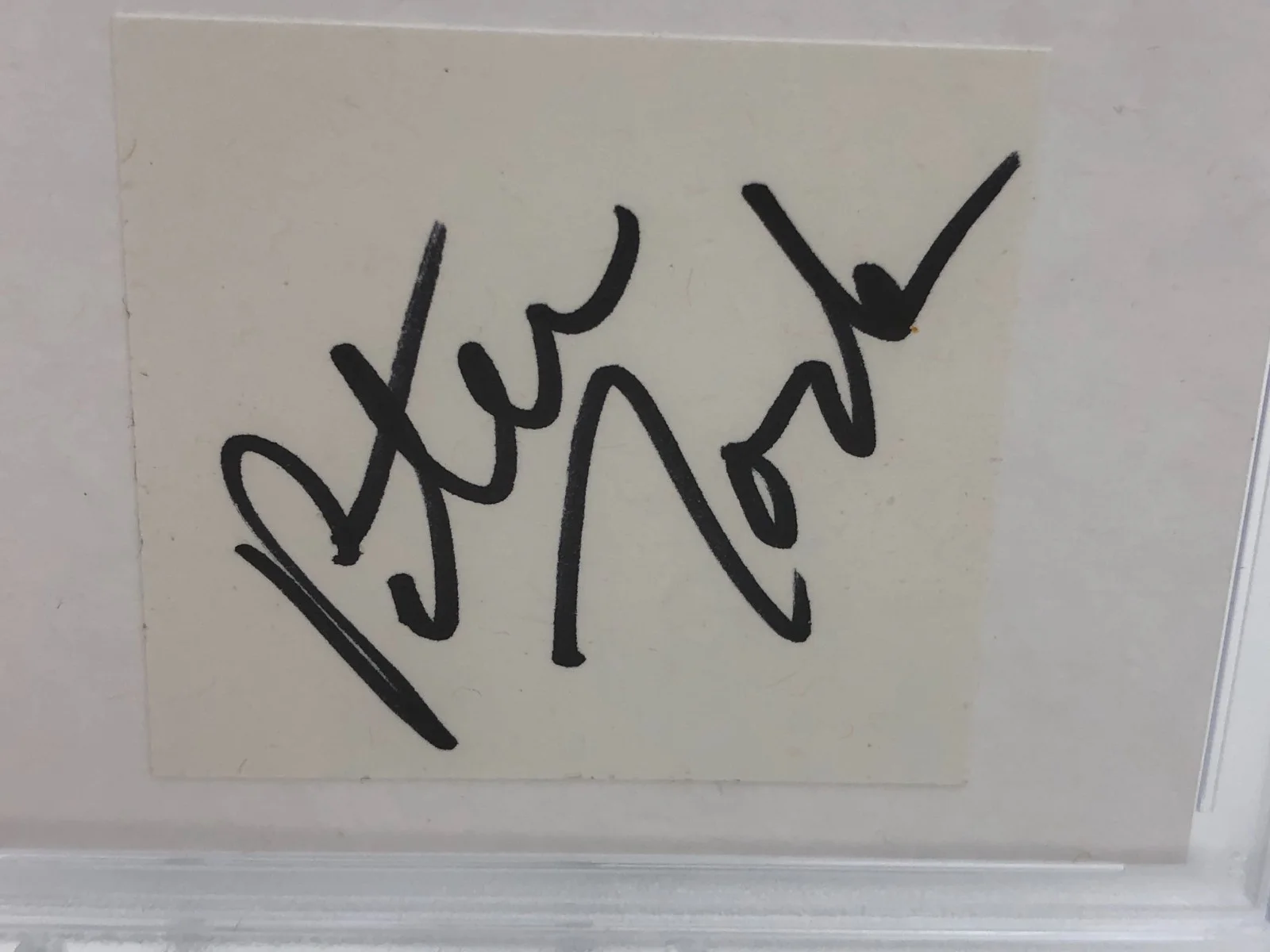 PETER TORK AUTO Signed PSA AUTHENTIC Index Card Music THE MONKEES, image 4