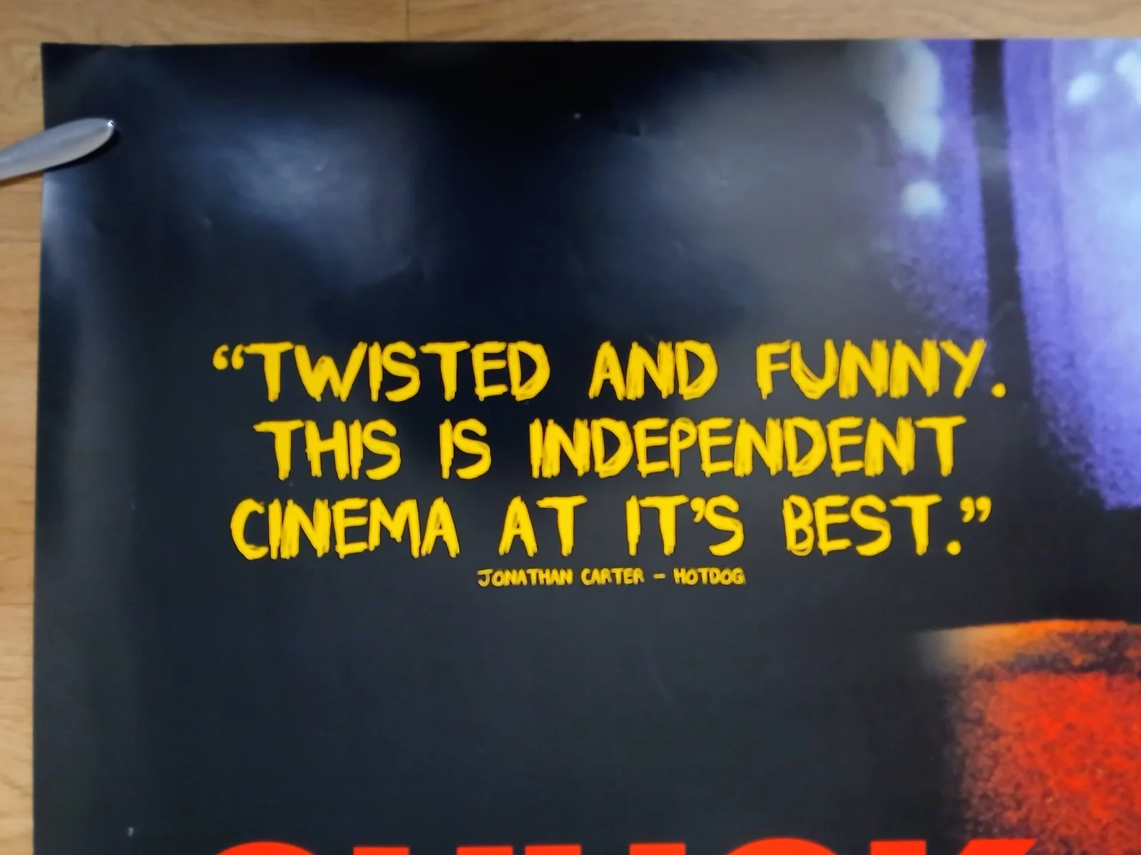 CHUCK & BUCK (2000) rolled original UK quad poster - Miguel Arteta black comedy, изображение 2